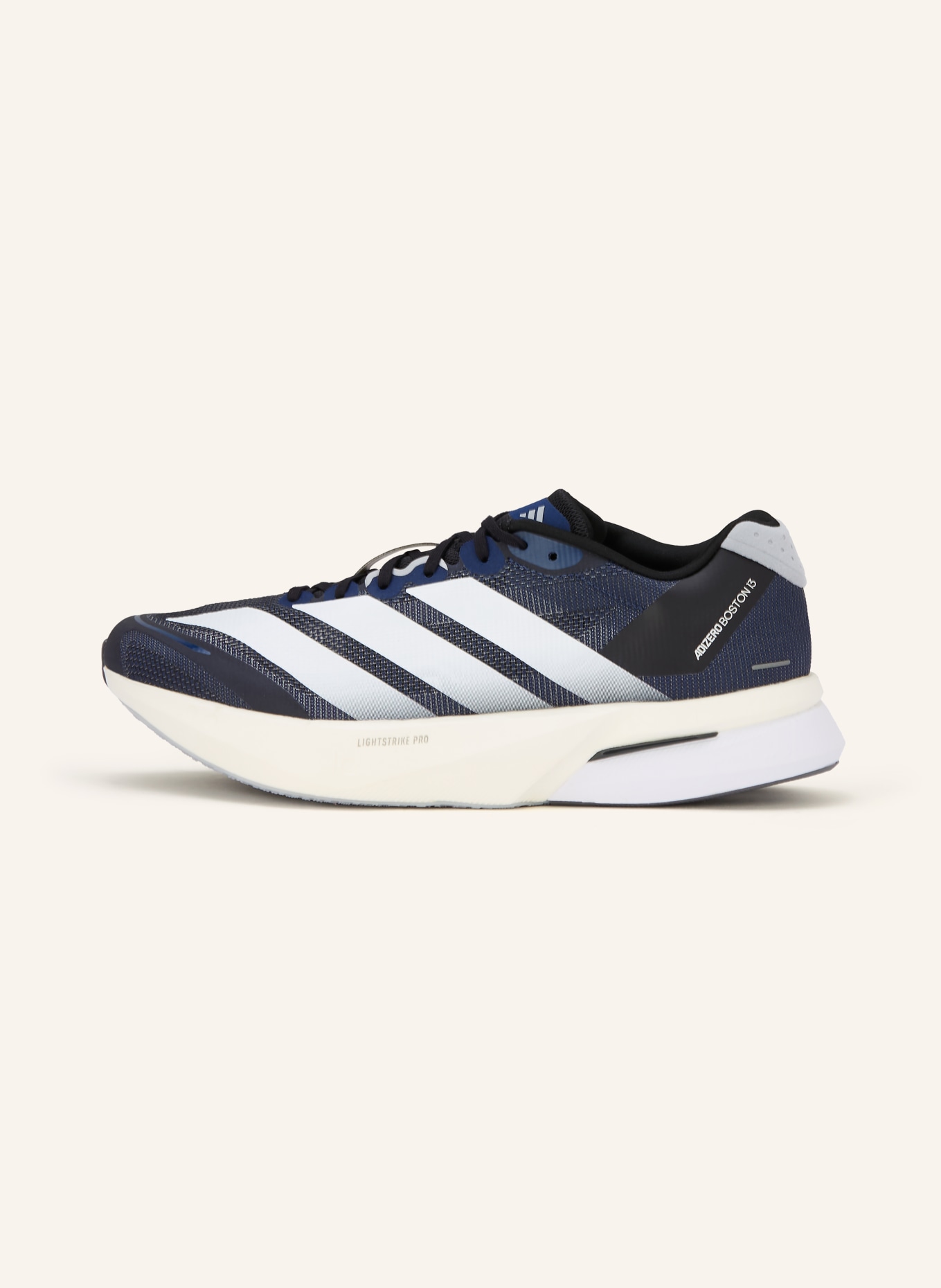 adidas Laufschuhe ADIZERO BOSTON 13: DUNKELBLAU / WEISS / SCHWARZ