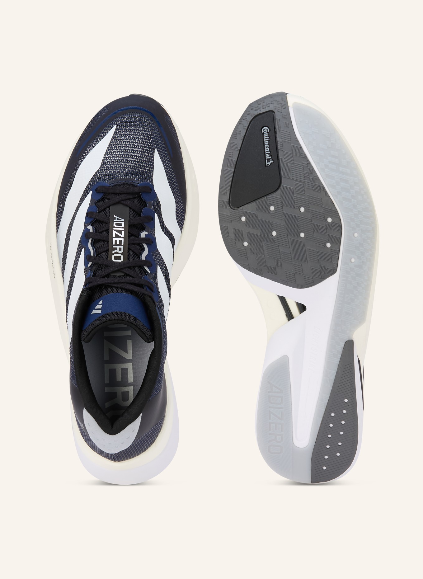 adidas Laufschuhe ADIZERO BOSTON 13: DUNKELBLAU / WEISS / SCHWARZ