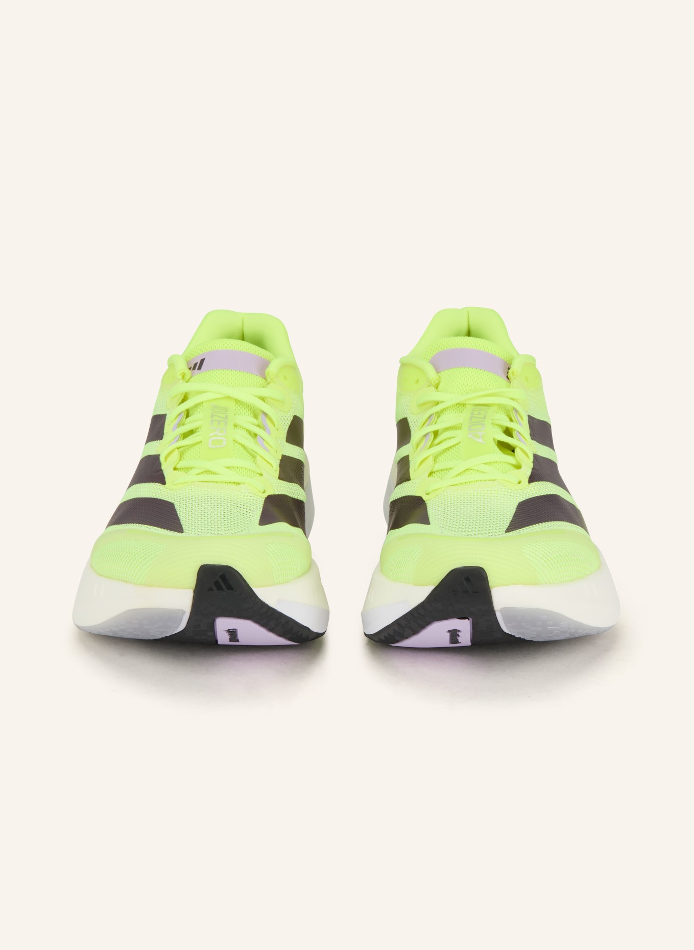 adidas Buty do biegania ADIZERO BOSTON 13: JASKRAWY ŻÓŁTY / CZARNY