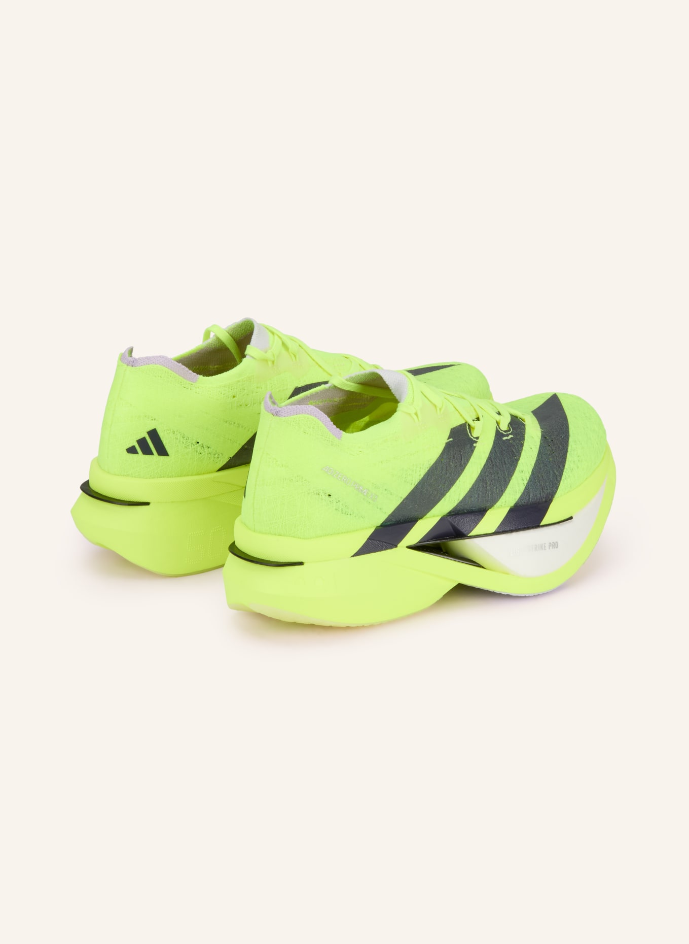 adidas Laufschuhe ADIZERO PRIME X3 STRUNG: NEONGELB / SCHWARZ