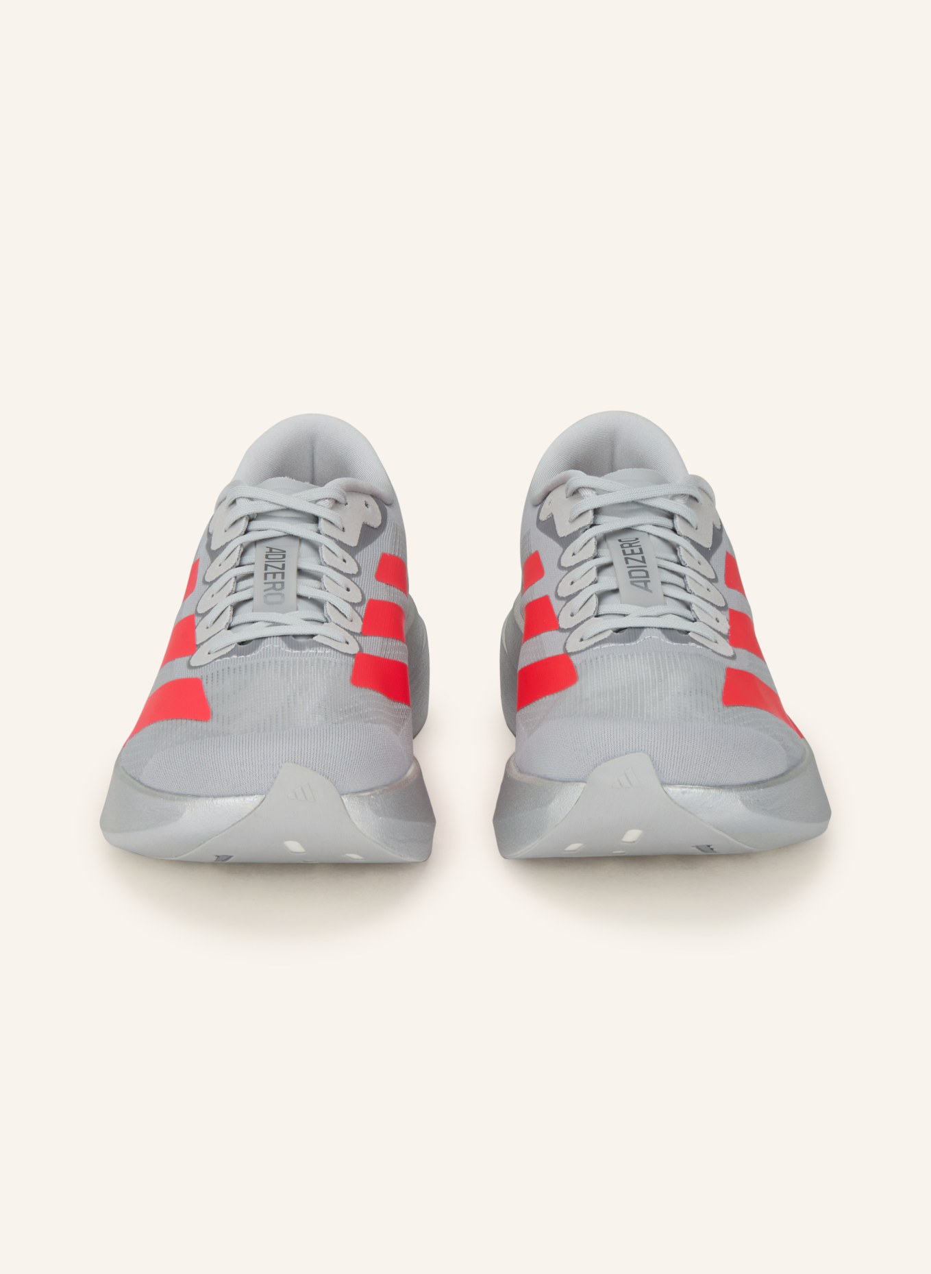 adidas Buty do biegania ADIZERO EVO SL: SZARY / SREBRNY / CZERWONY