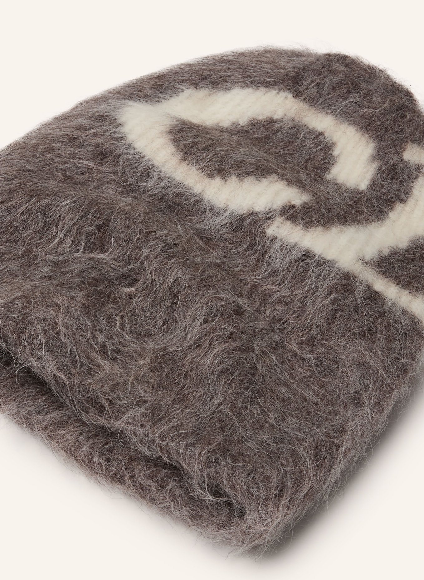 COLE BUXTON Alpaka-Mütze: TAUPE / CREME