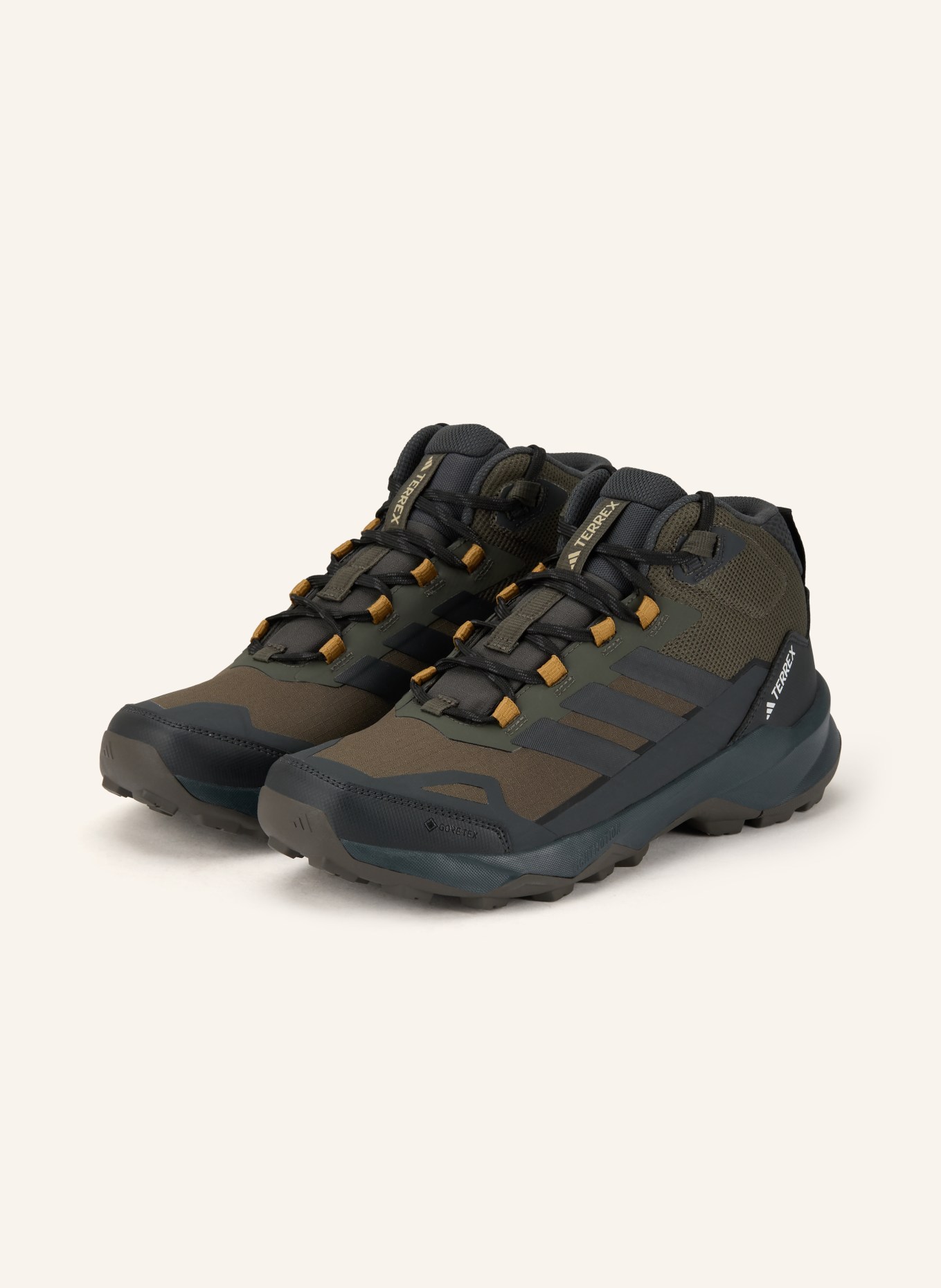 adidas TERREX Wanderschuhe TERREX SKYCHASER AX5 MID GTX: OLIV / SCHWARZ