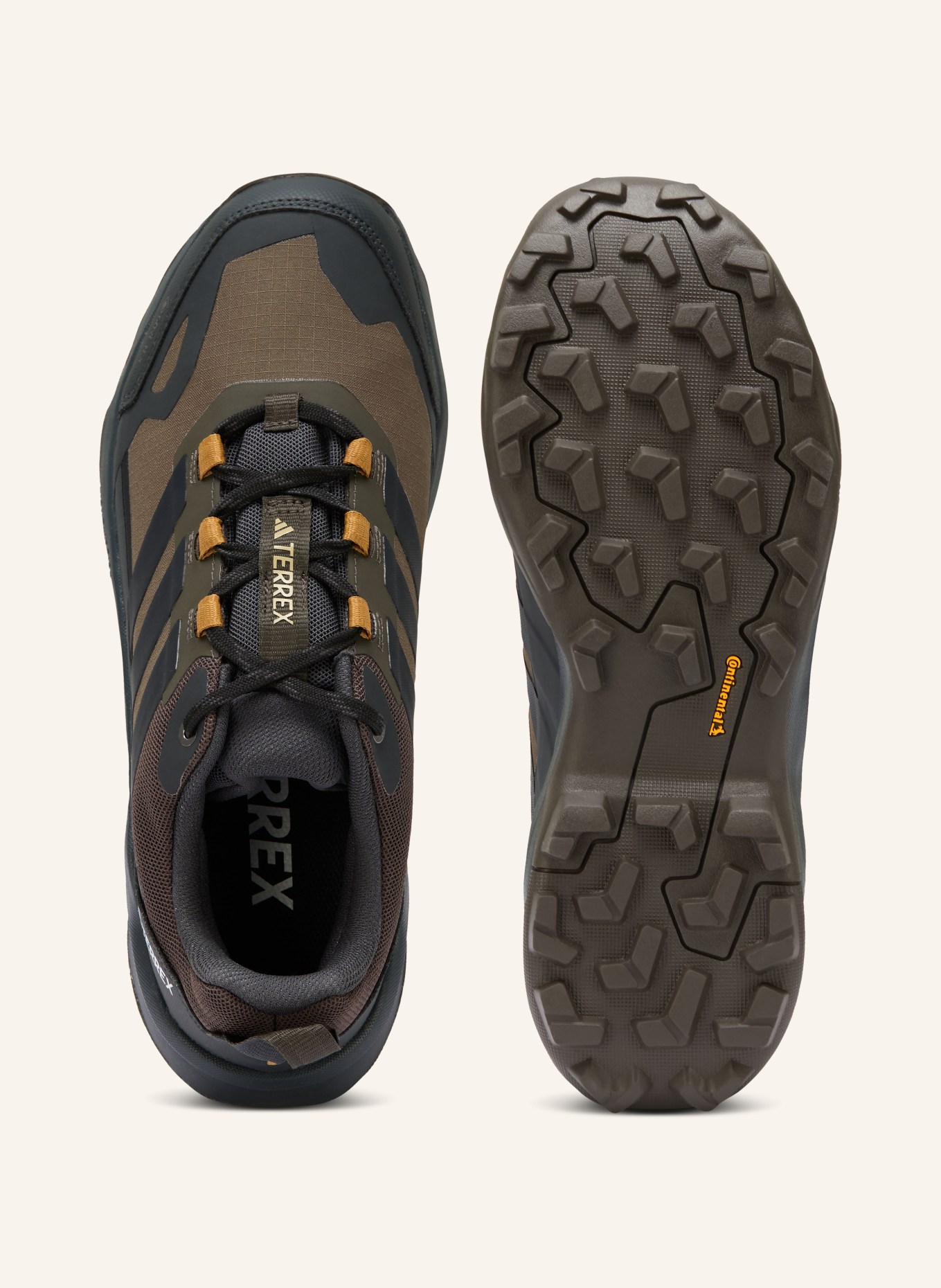 adidas TERREX Turistické boty TERREX SKYCHASER AX5 GTX: OLIVOVÁ / TMAVĚ ŽLUTÁ / ČERNÁ