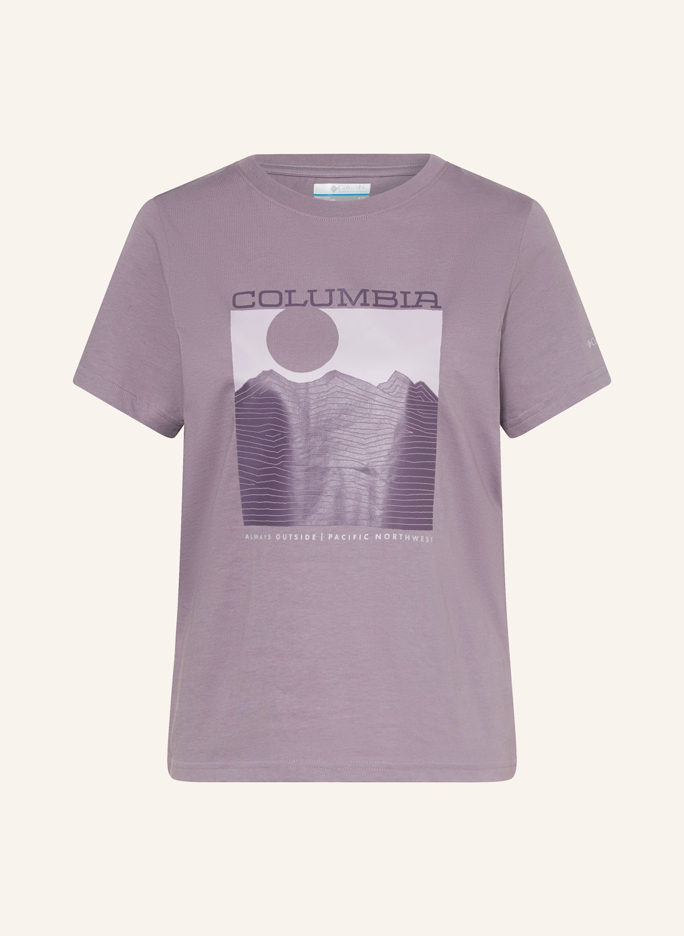 Columbia Tričko ROLLIN BEND™: SVĚTLE FIALOVÁ / FIALOVÁ