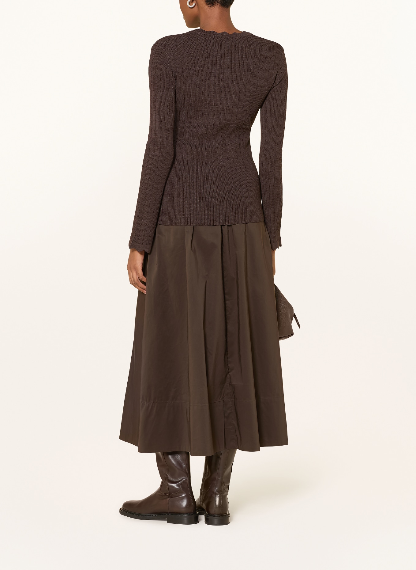 NEO NOIR Strickjacke CLARA: DUNKELBRAUN