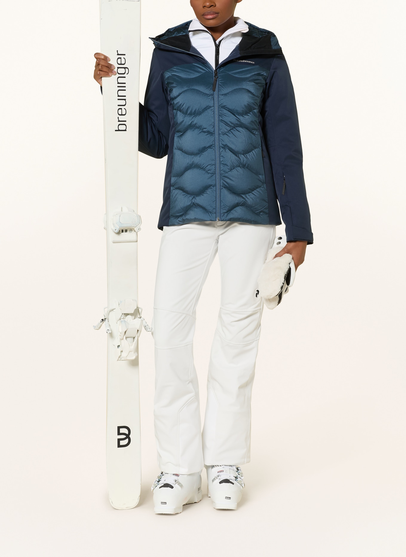 Peak Performance Hybrid-Daunenjacke SILVERCHUTE HELIUM: DUNKELBLAU