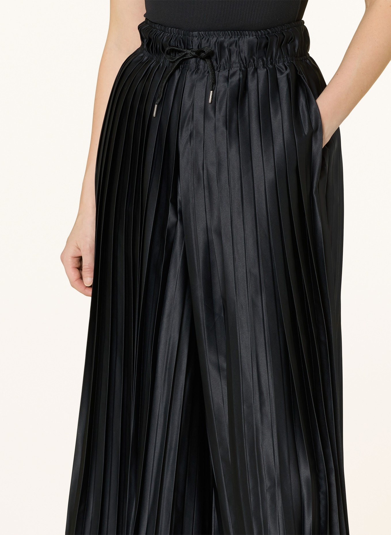 Nike Pleated pants SPORTSWEAR: BLACK / WHITE