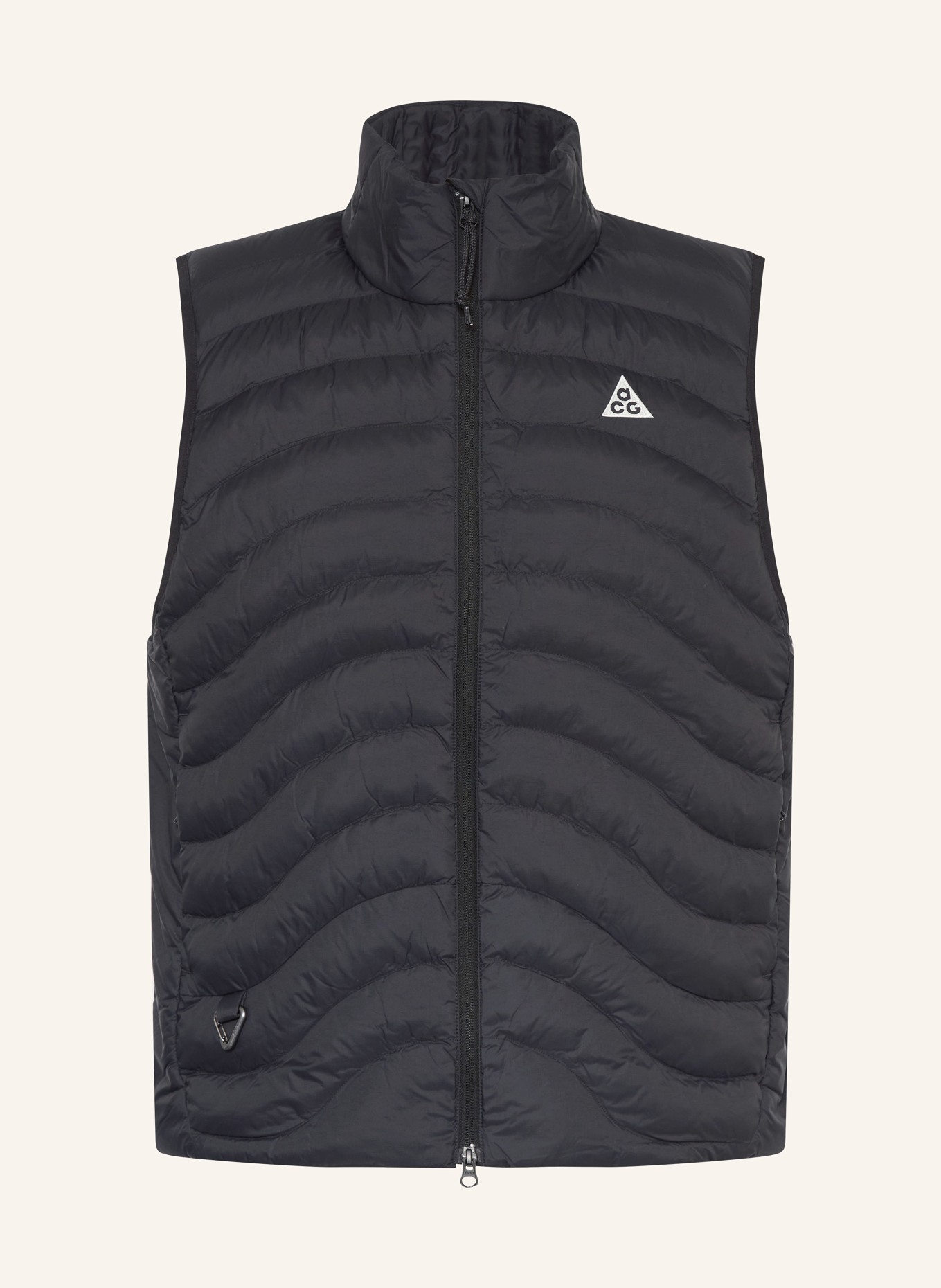 Nike Steppweste LAVA FLOW: SCHWARZ