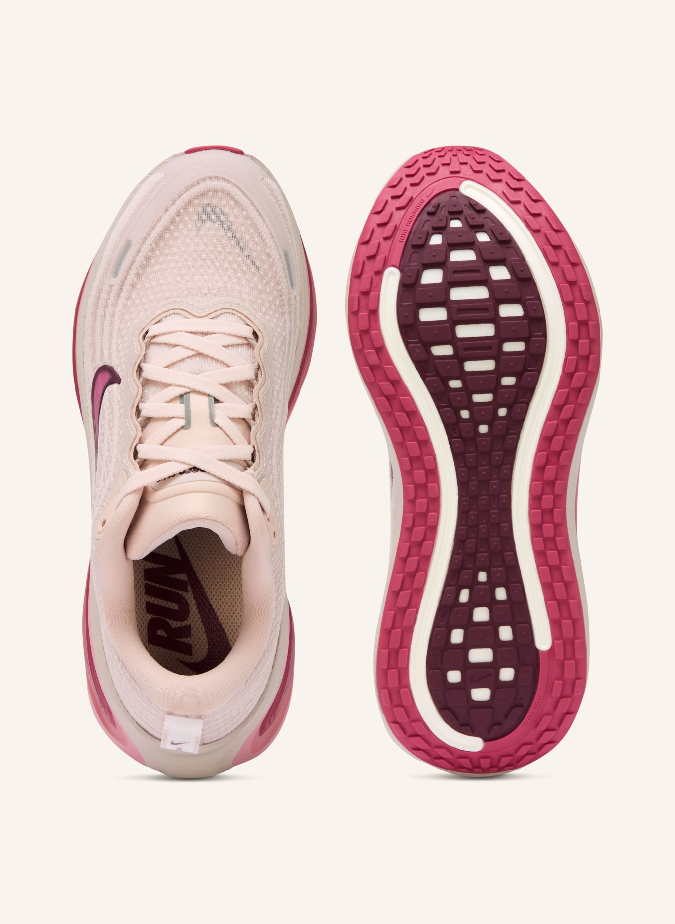 Nike Běžecké boty VOMERO PLUS: SVĚTLE RŮŽOVÁ / TMAVĚ FIALOVÁ