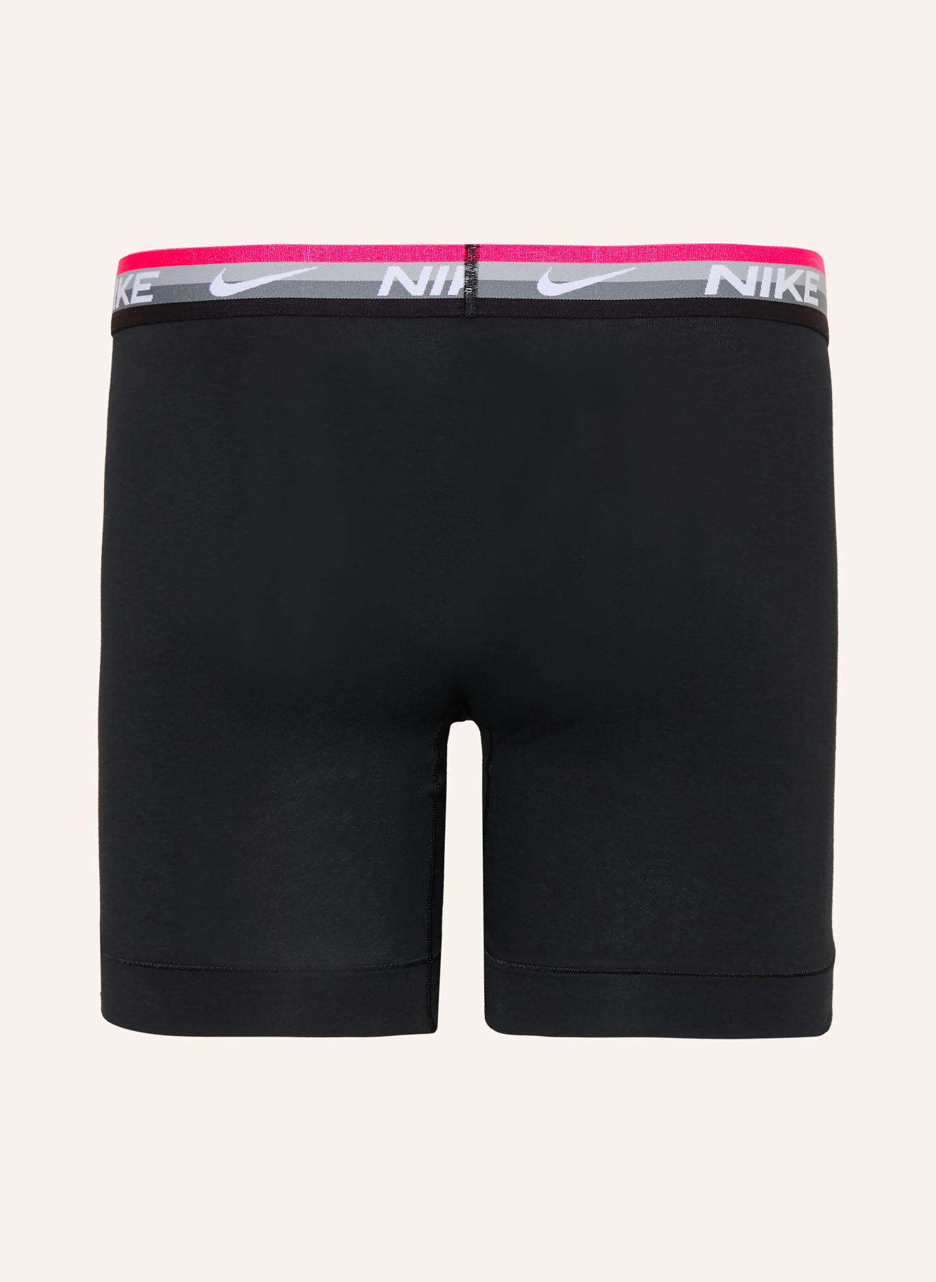 Nike 3er-Pack Boxershorts DRI-FIT EVERYDAY COTTON STRETCH: SCHWARZ / HELLGRAU / GRAU