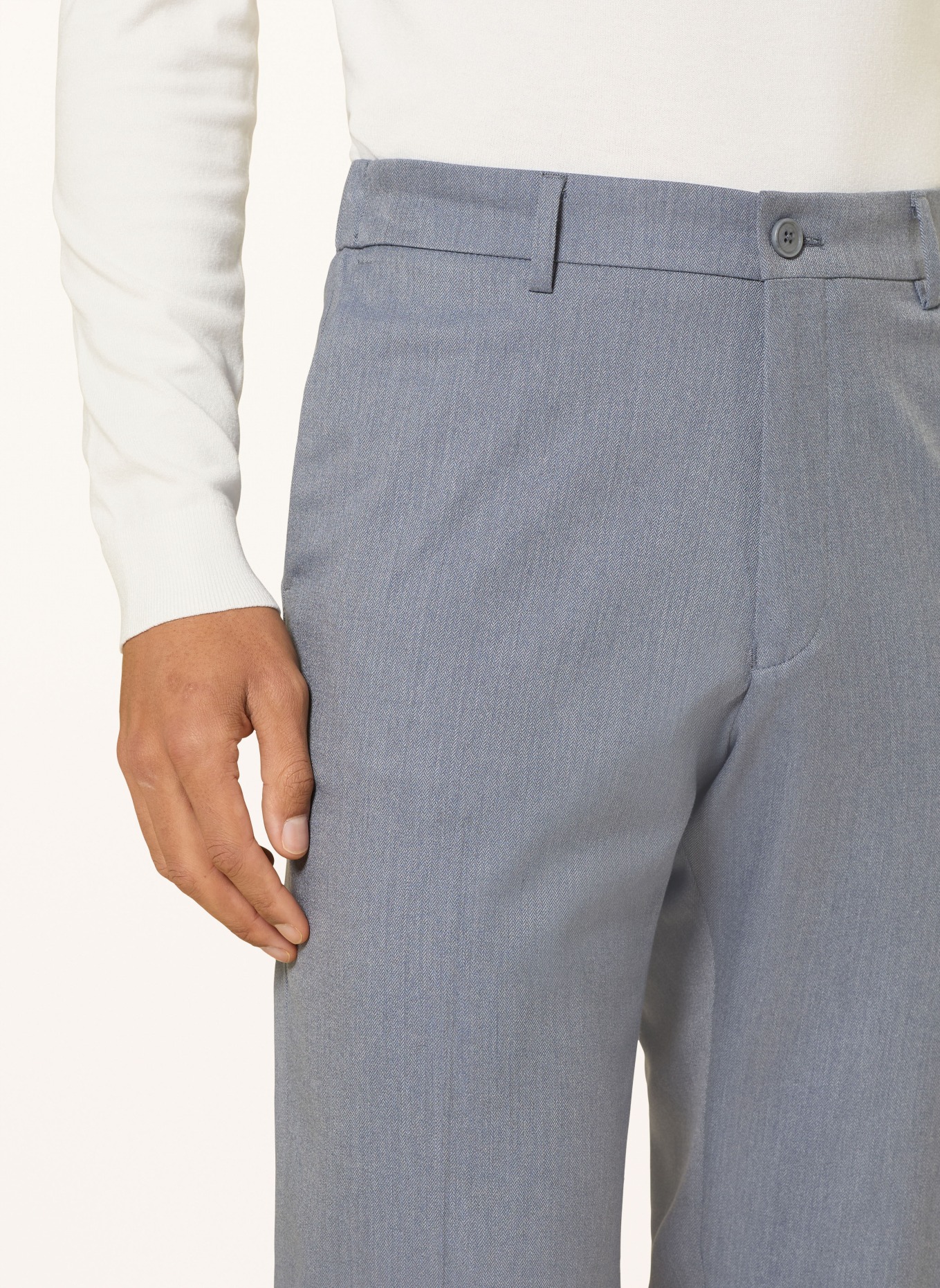 DRYKORN Spodnie garniturowe AJEND regular fit: 3508 blau