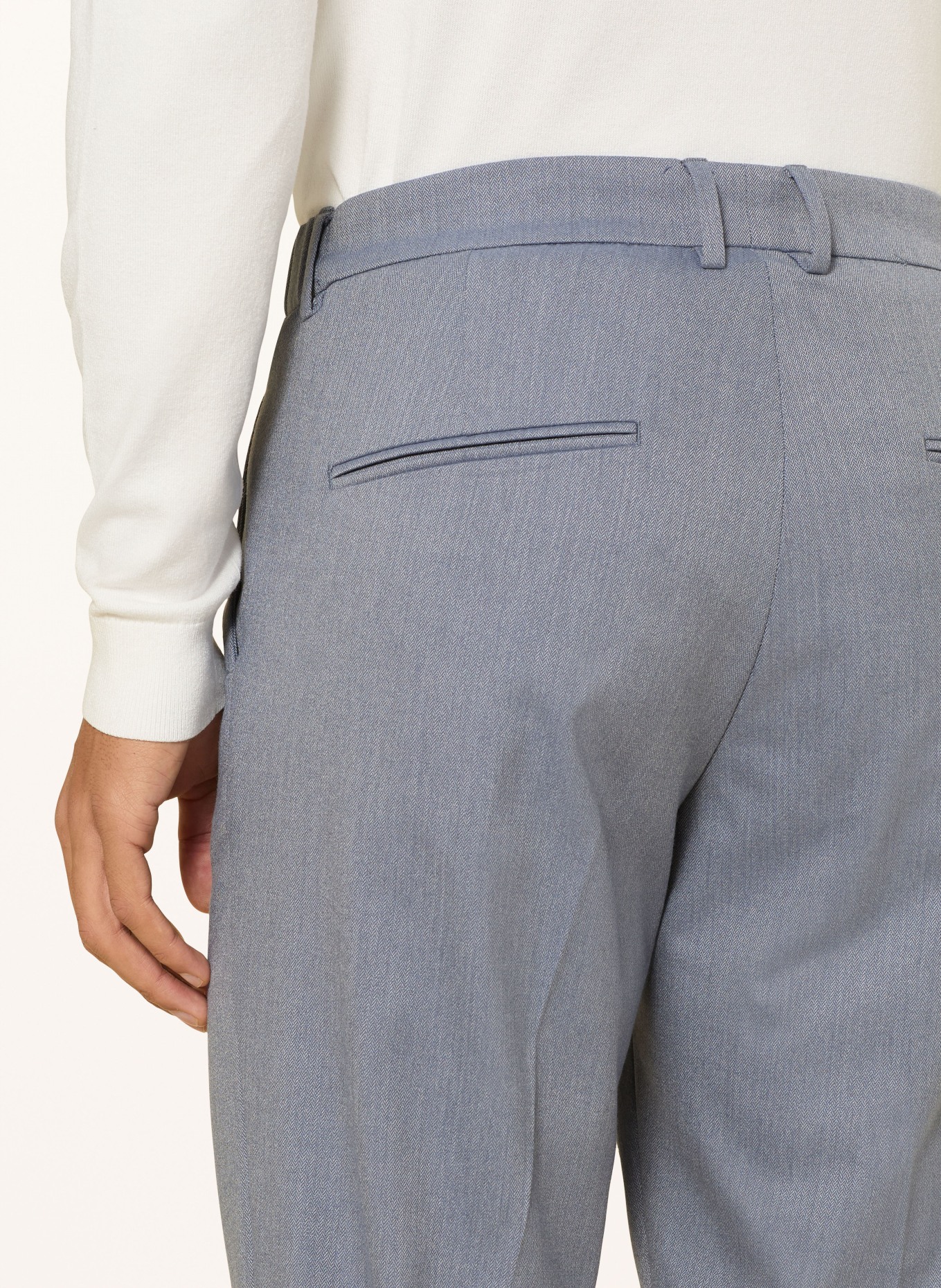 DRYKORN Spodnie garniturowe AJEND regular fit: 3508 blau