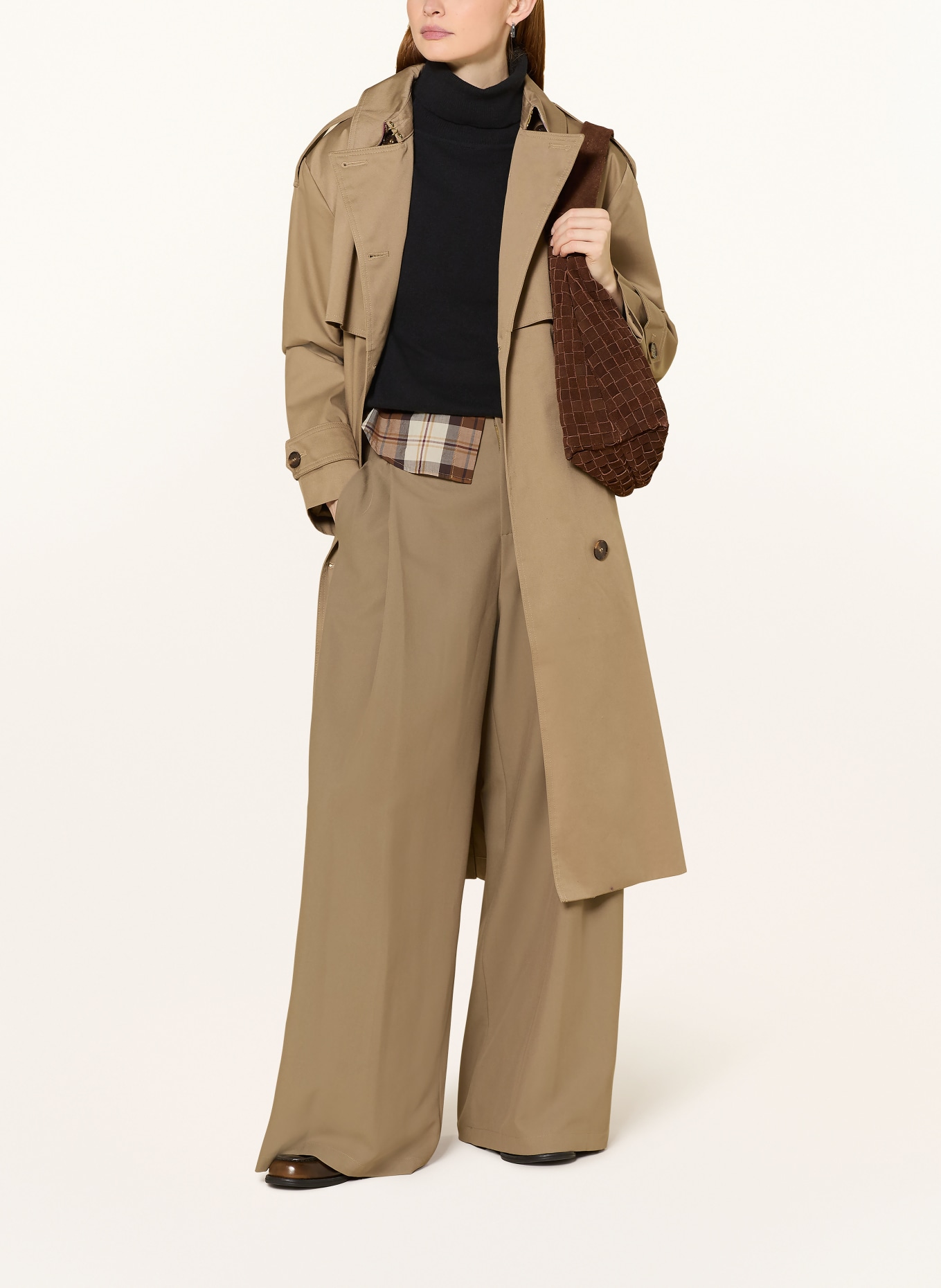 Barbour Rollkragenpullover PEND: SCHWARZ / BEIGE