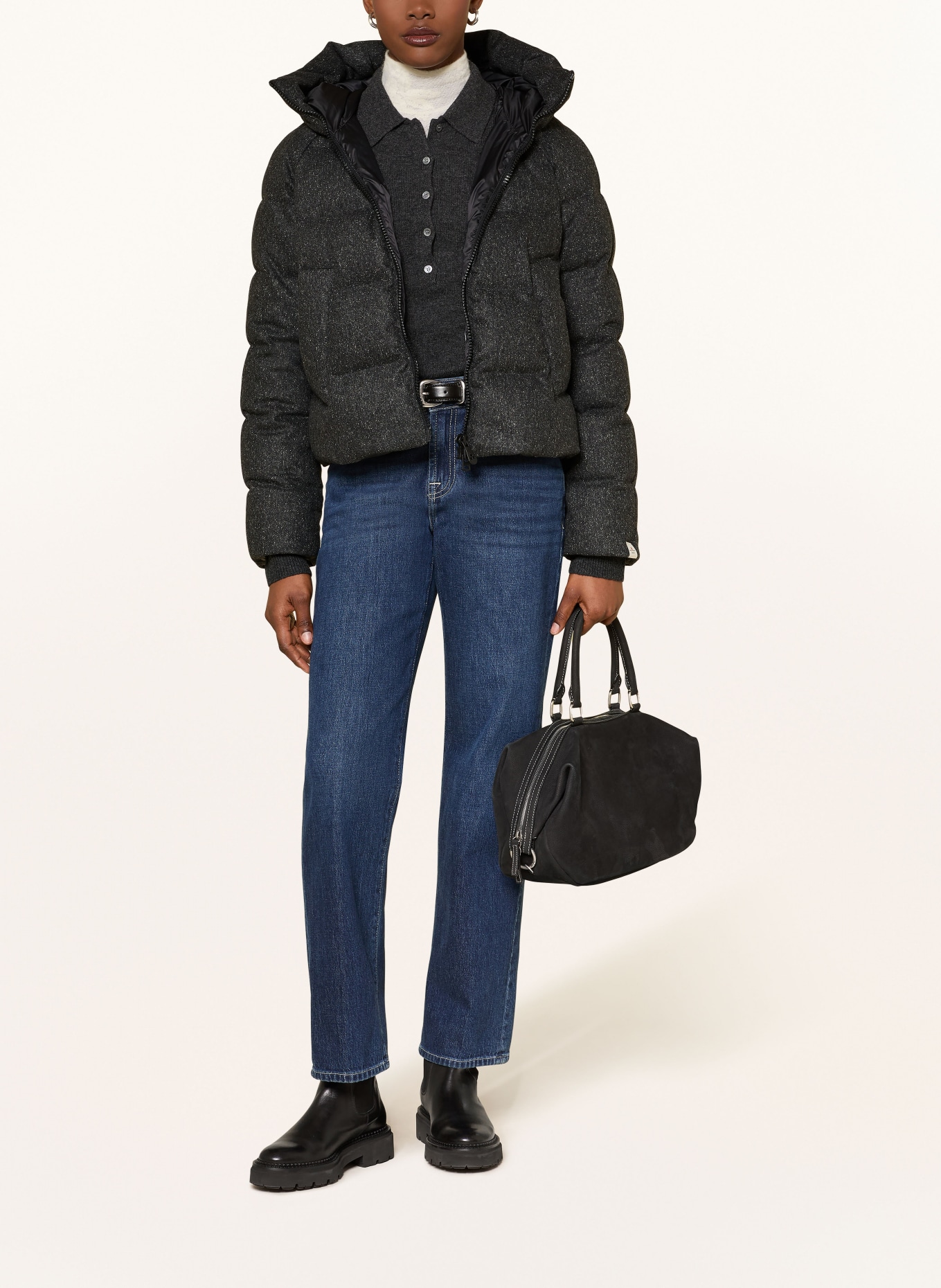 PEUTEREY MUNROE FU down jacket: DARK GRAY