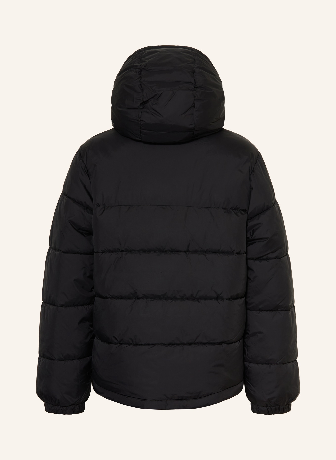 HUGO kurtka pikowana: CZARNY / CZERWONY