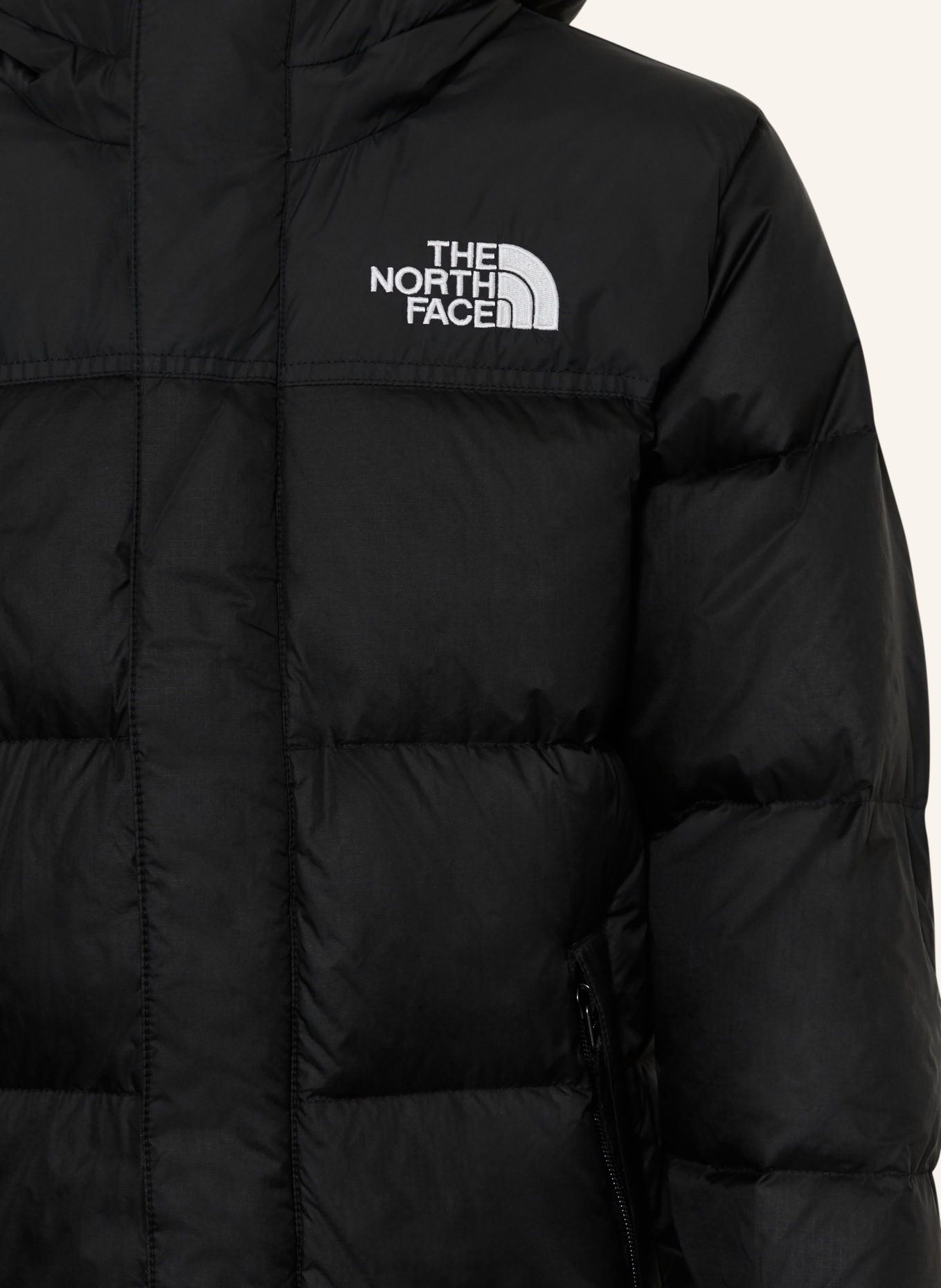 THE NORTH FACE Daunenmantel: SCHWARZ
