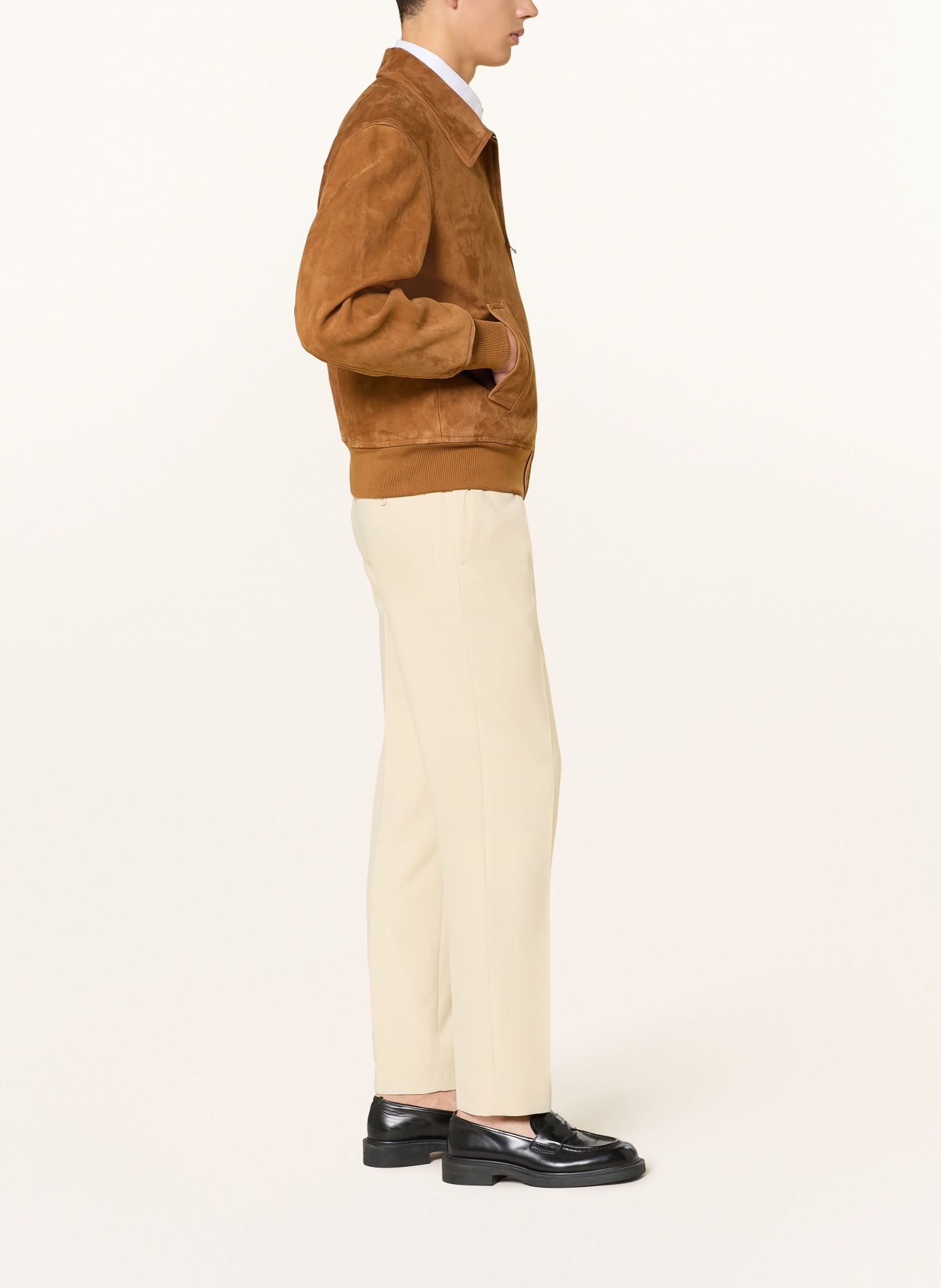 SANDRO Hose im Jogging-Stil: CREME