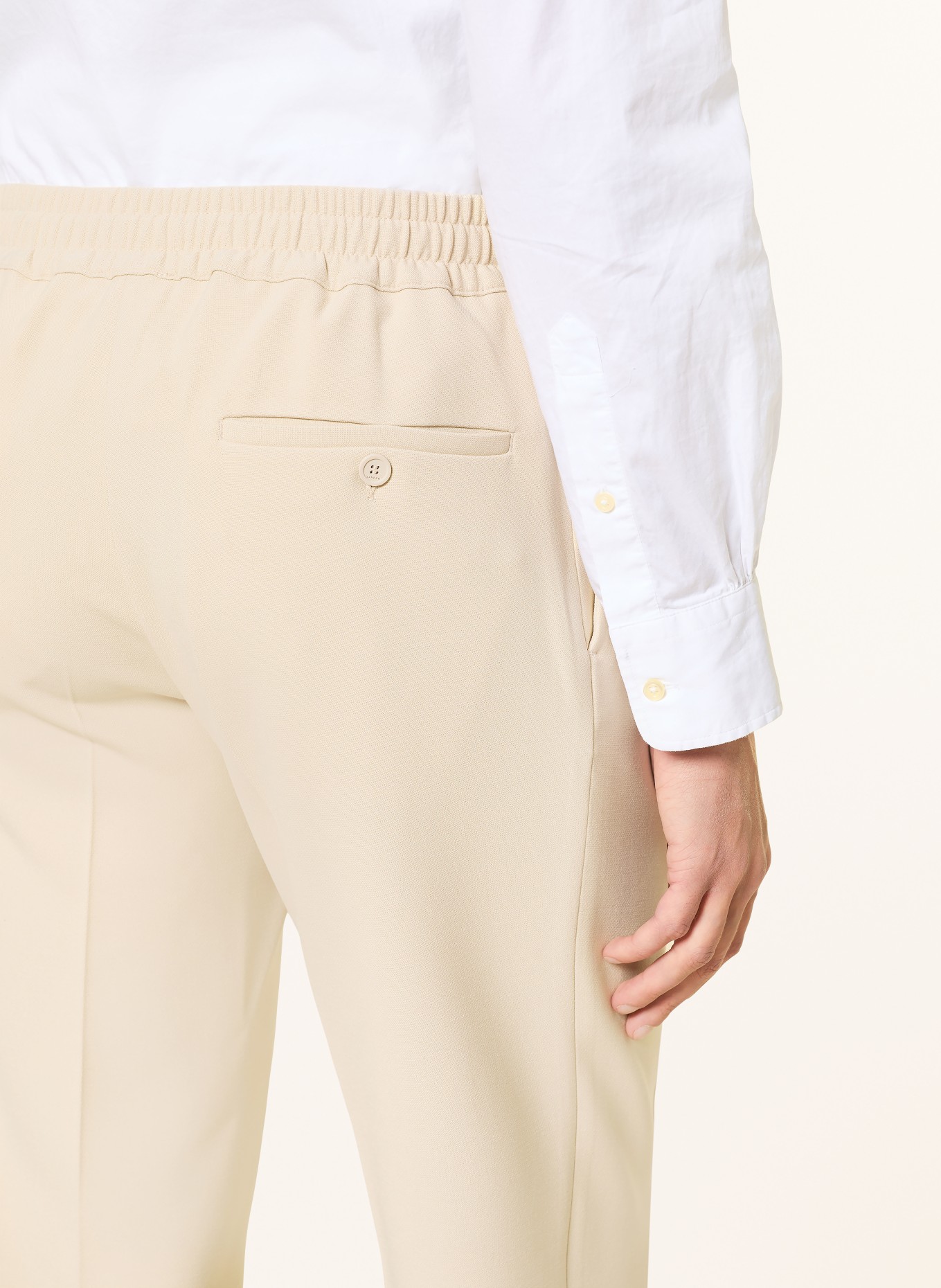 SANDRO Hose im Jogging-Stil: CREME