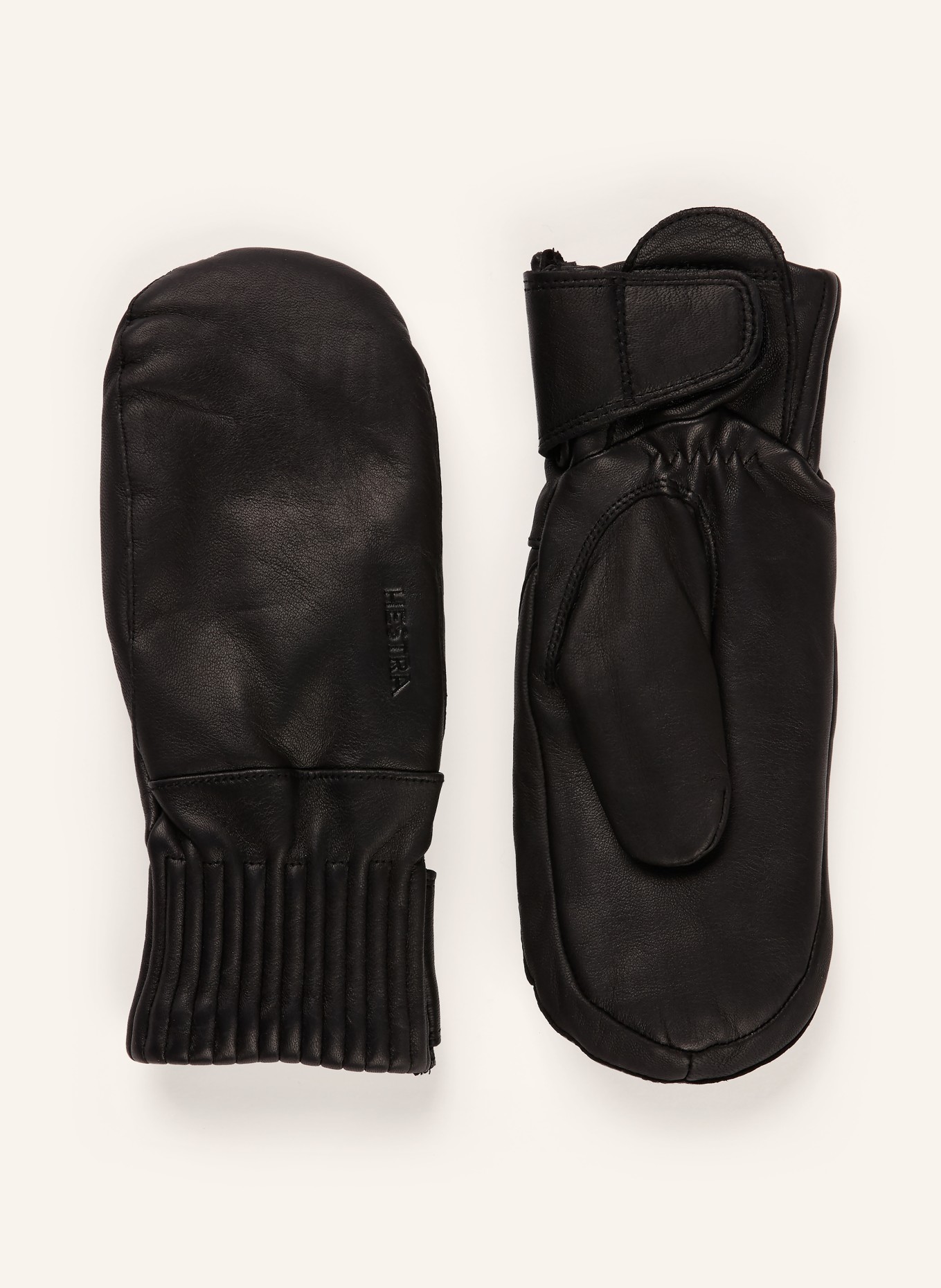 HESTRA Lyžařské rukavice IDRE WOOL: ČERNÁ