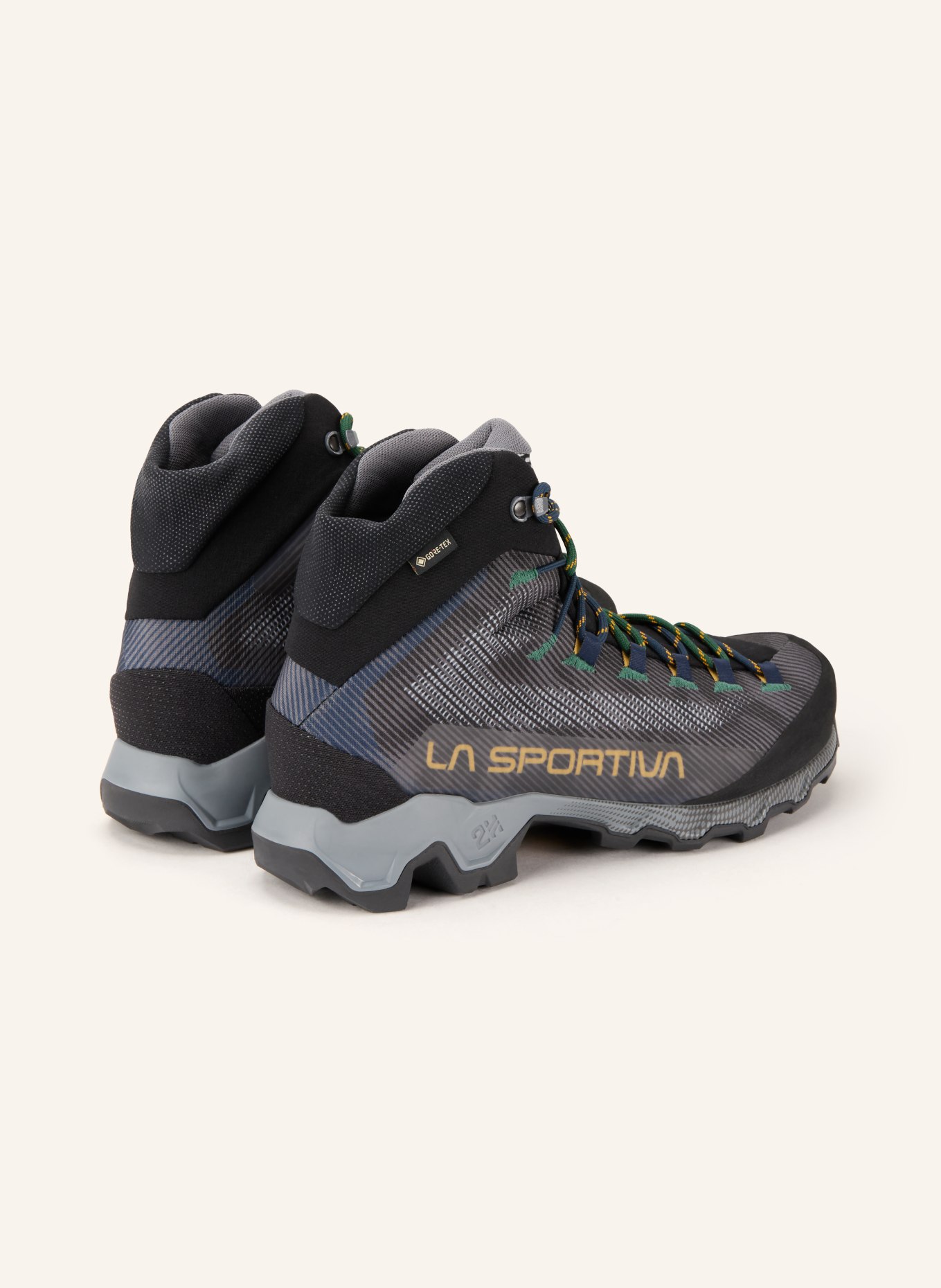 LA SPORTIVA AEQUILIBRIUM HIKE GTX hiking boots: DARK GRAY / DARK GREEN / BLACK