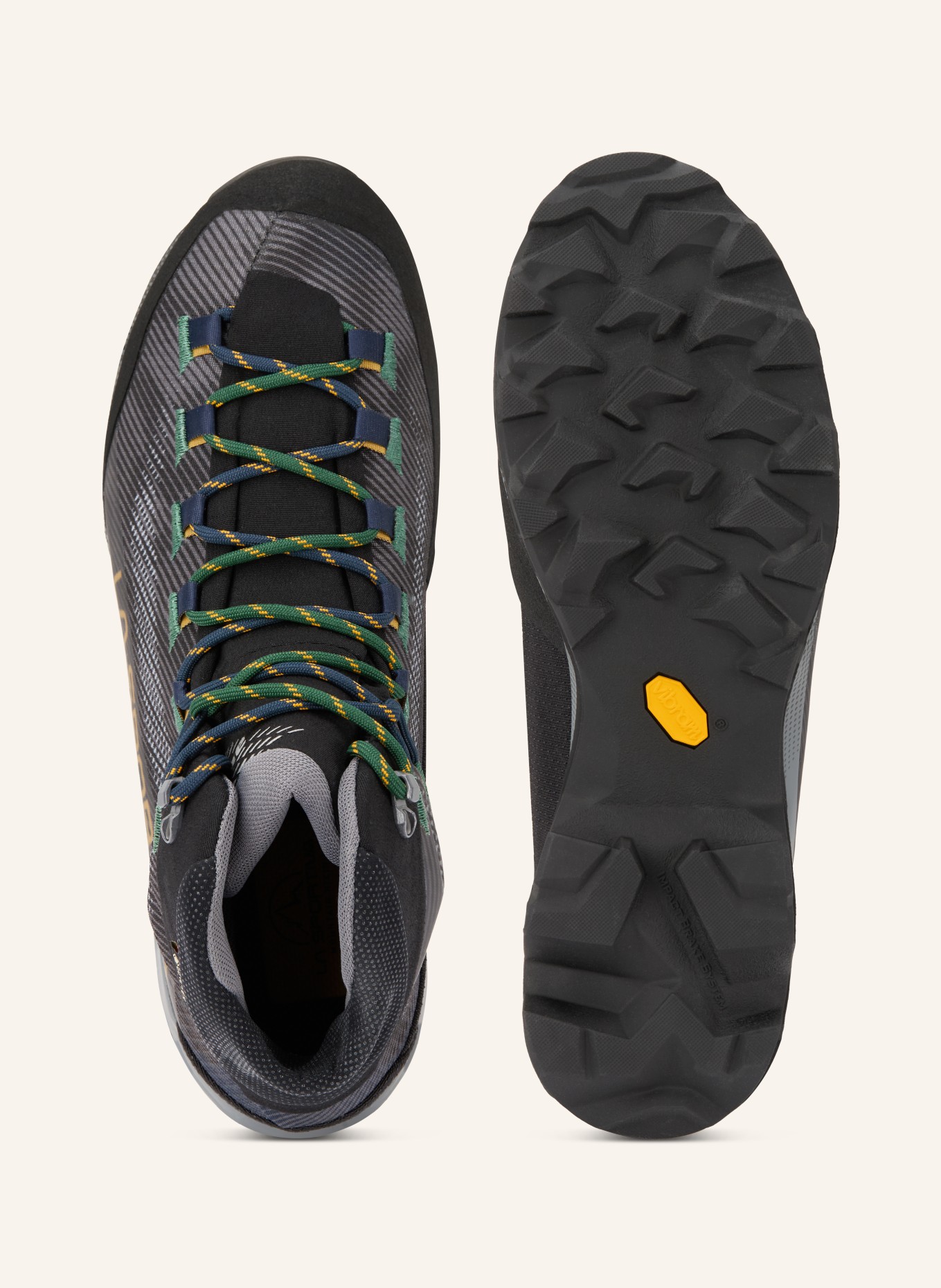 LA SPORTIVA AEQUILIBRIUM HIKE GTX hiking boots: DARK GRAY / DARK GREEN / BLACK