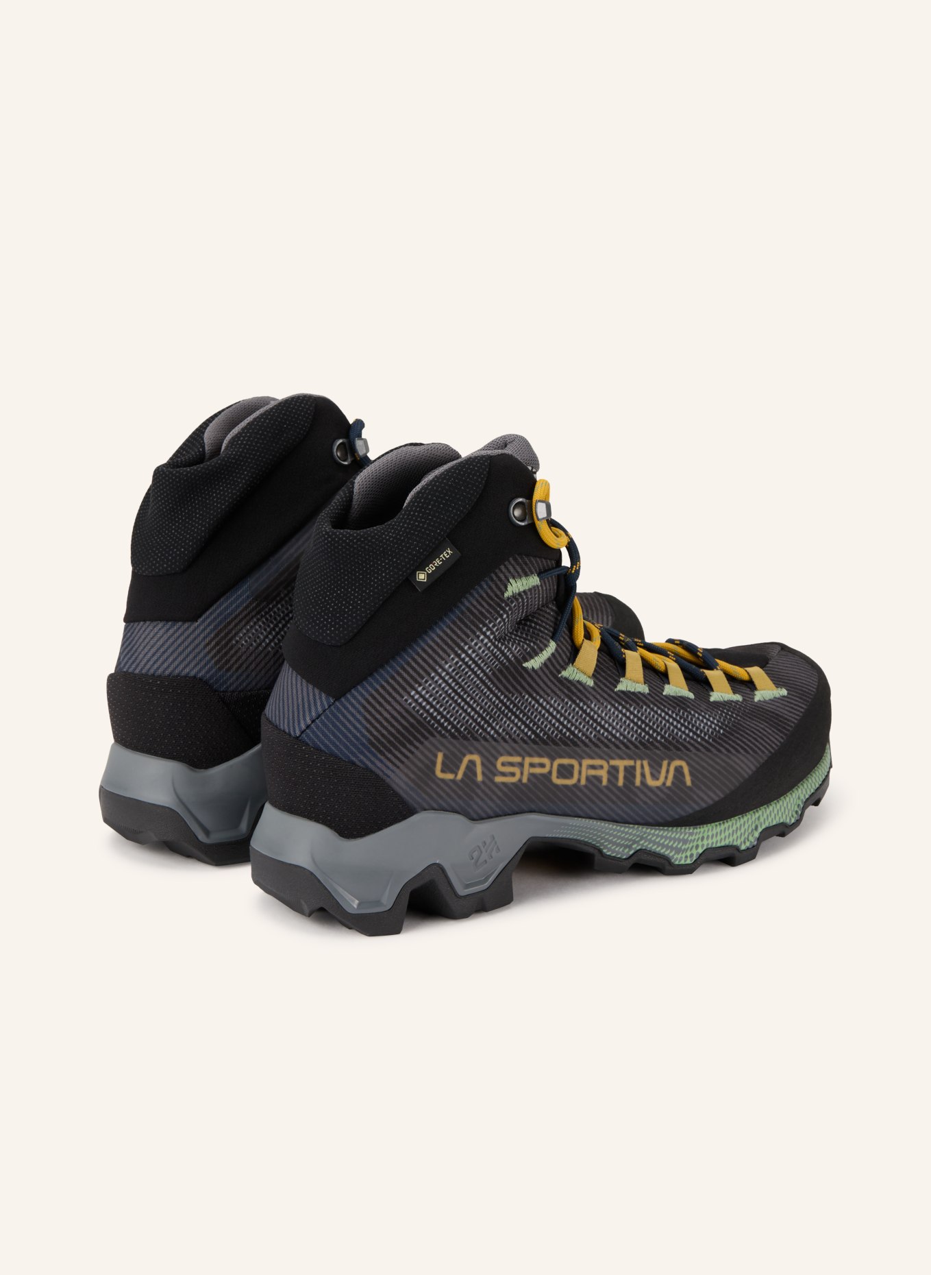 LA SPORTIVA Wanderschuhe AEQUILIBRIUM HIKE: DUNKELGRAU / HELLGRÜN / SCHWARZ