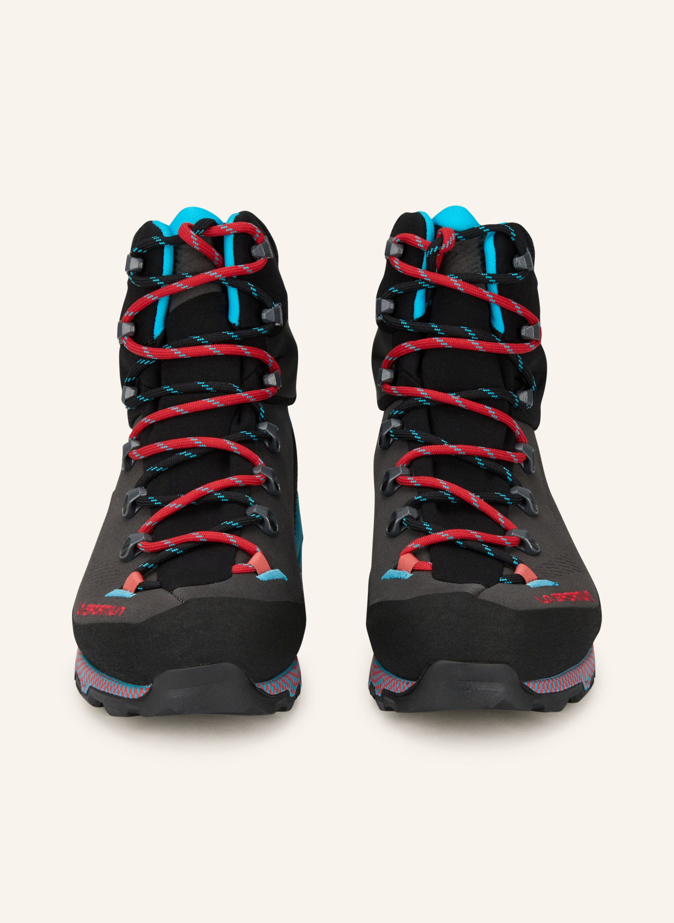 LA SPORTIVA Horské boty AEQUILIBRIUM TREK GTX: ČERNÁ / ČERVENÁ / NEONOVĚ MODRÁ