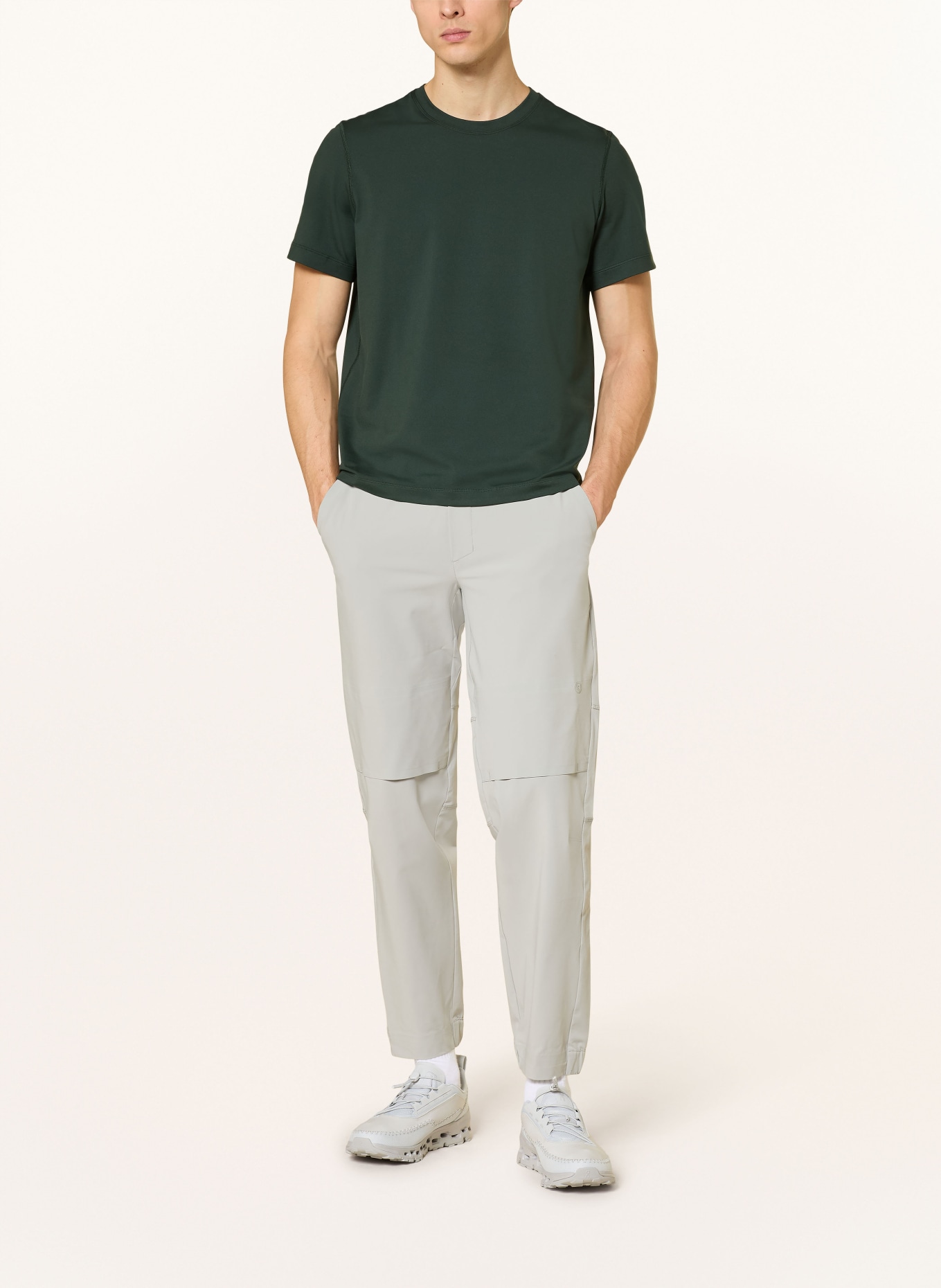 ciele athletics ATW running pants: LIGHT GRAY