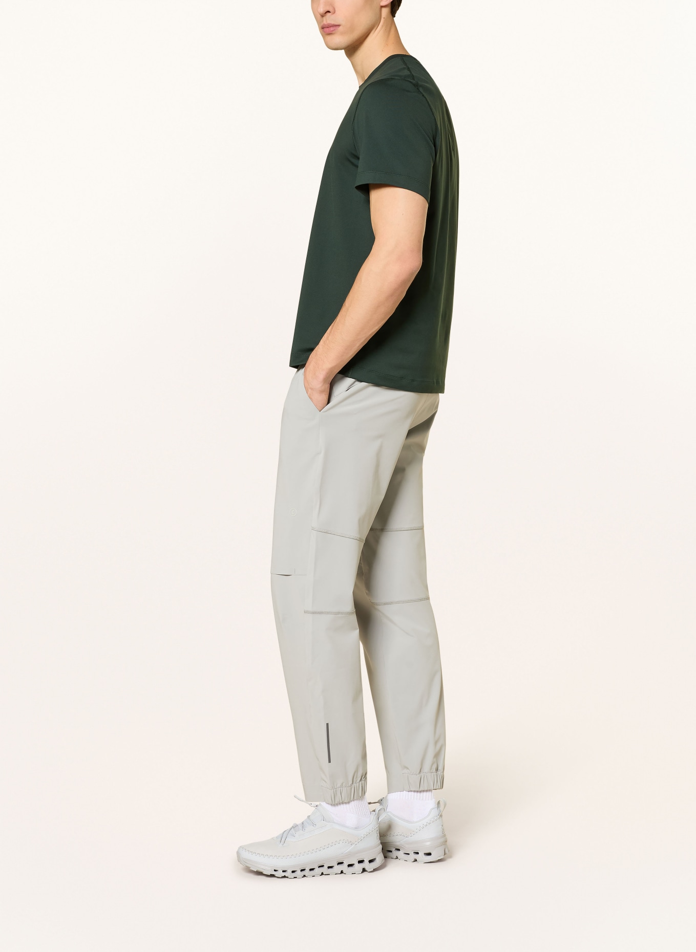 ciele athletics ATW running pants: LIGHT GRAY