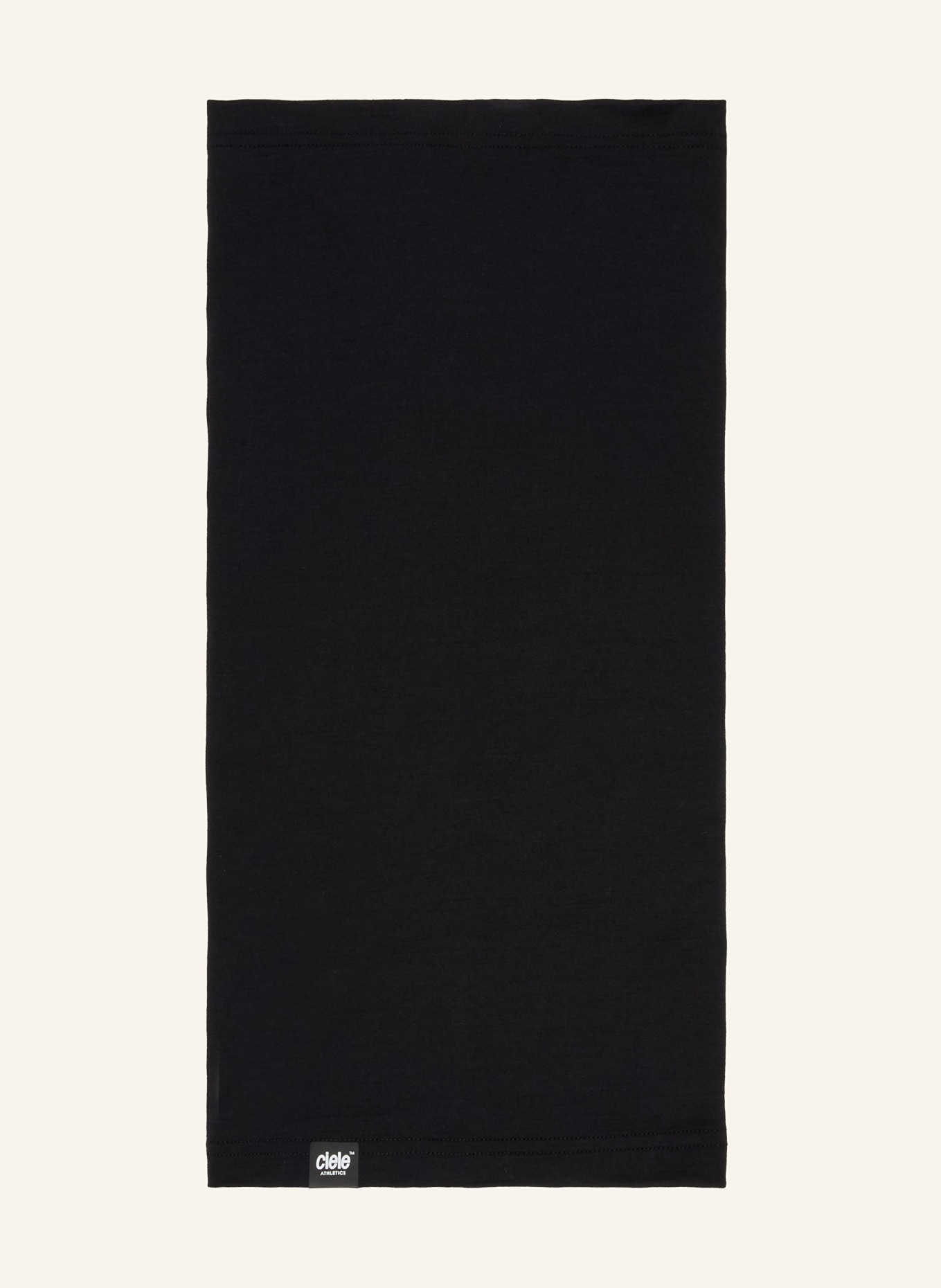 ciele athletics Multifunkční šátek HLSNECKTUBE z merino vlny: ČERNÁ