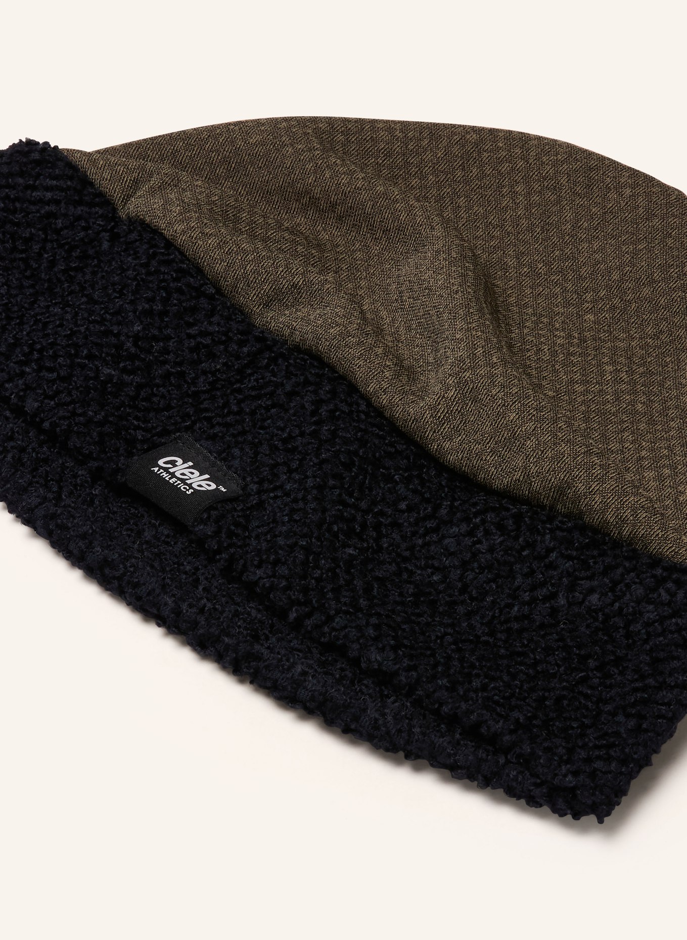 ciele athletics Mütze UHBEANIE: KHAKI / SCHWARZ