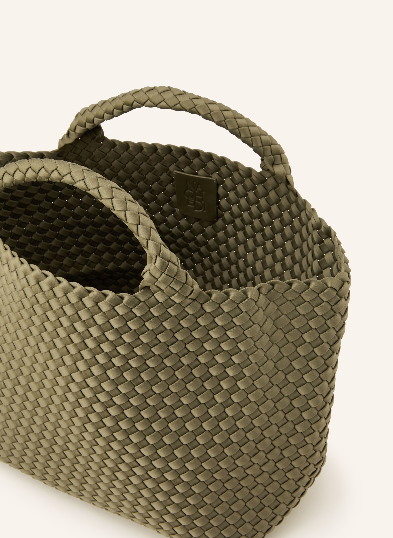 Naghedi Torebka ST BARTHS MEDIUM z saszetką: OLIWKOWY