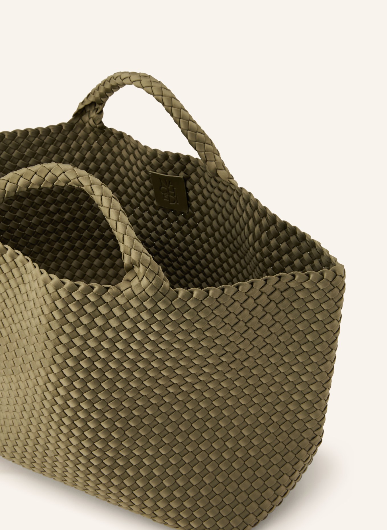 Naghedi Handbag ST BARTHS LARGE with pouch: OLIVE