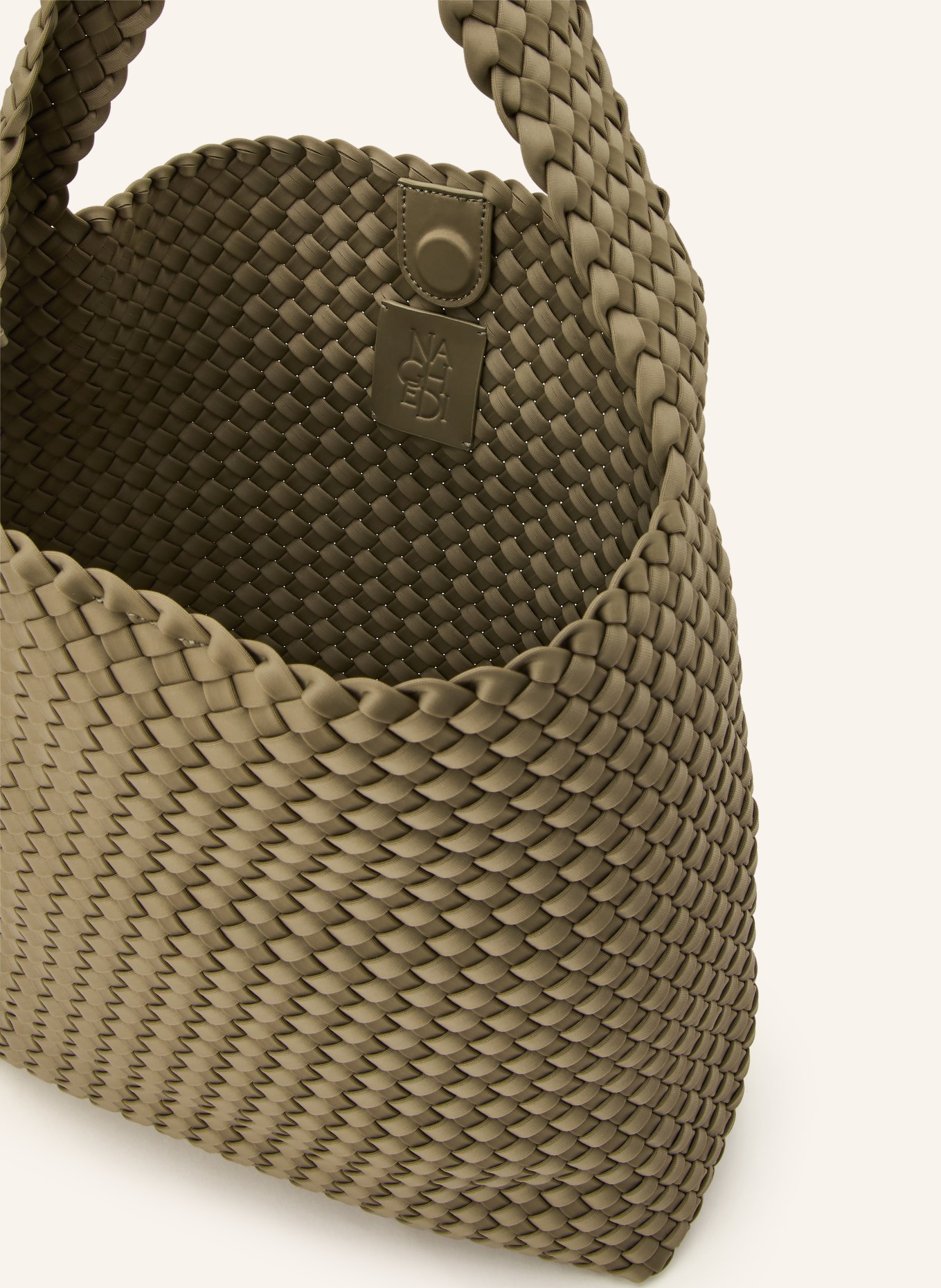 Naghedi MEDIUM pouch bag with pouch: OLIVE