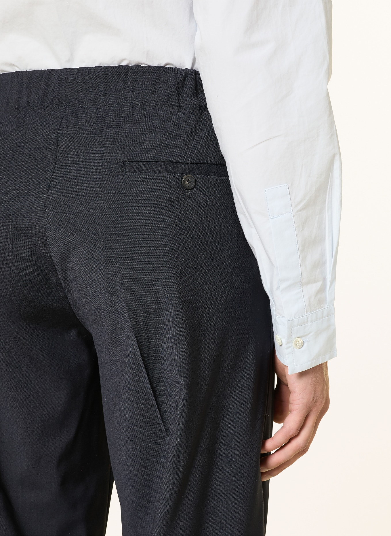 SANDRO Hose im Jogging-Stil Regular Fit: DUNKELBLAU