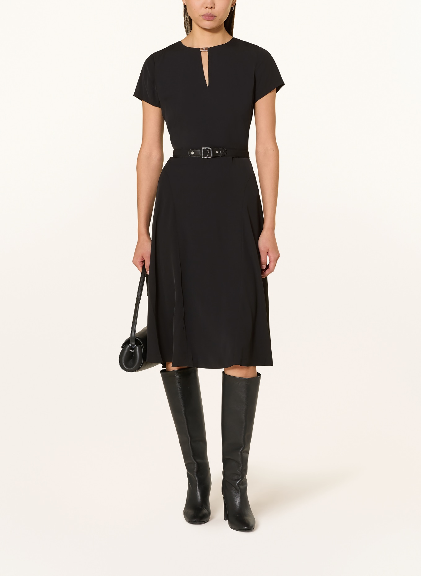 LAUREN RALPH LAUREN Kleid: SCHWARZ