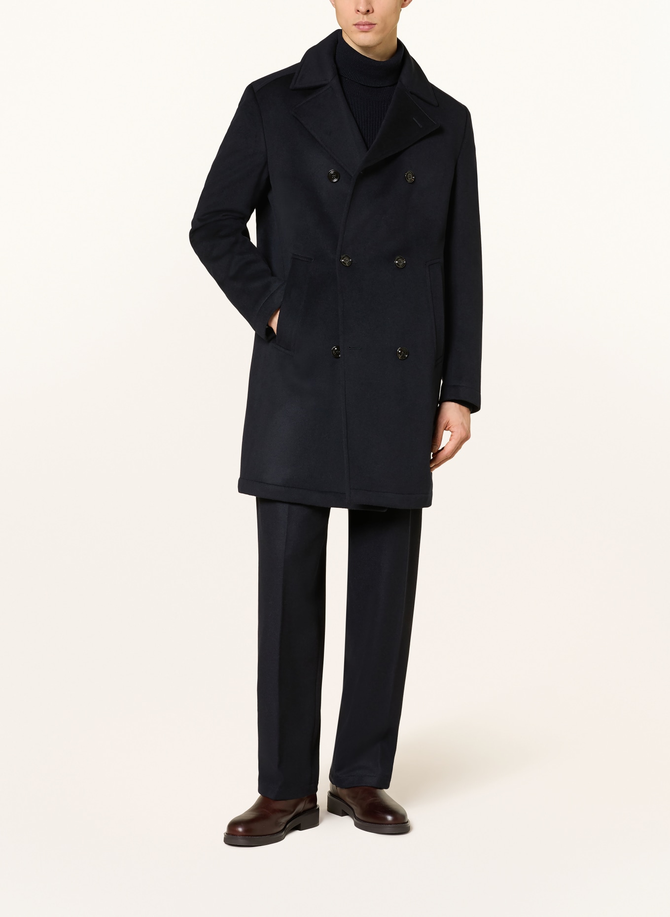 JOOP! BEALE wool coat: DARK BLUE