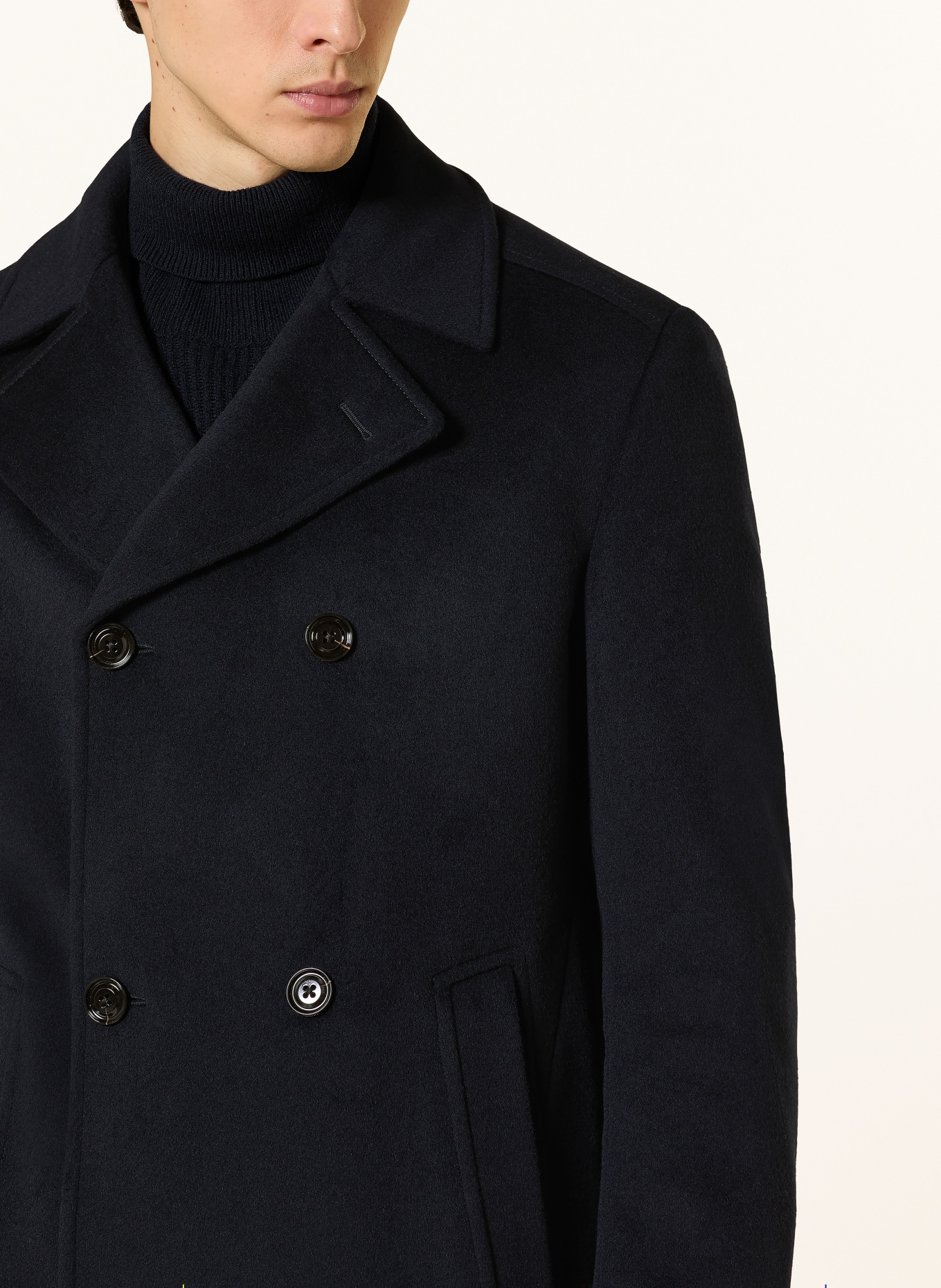 JOOP! BEALE wool coat: DARK BLUE