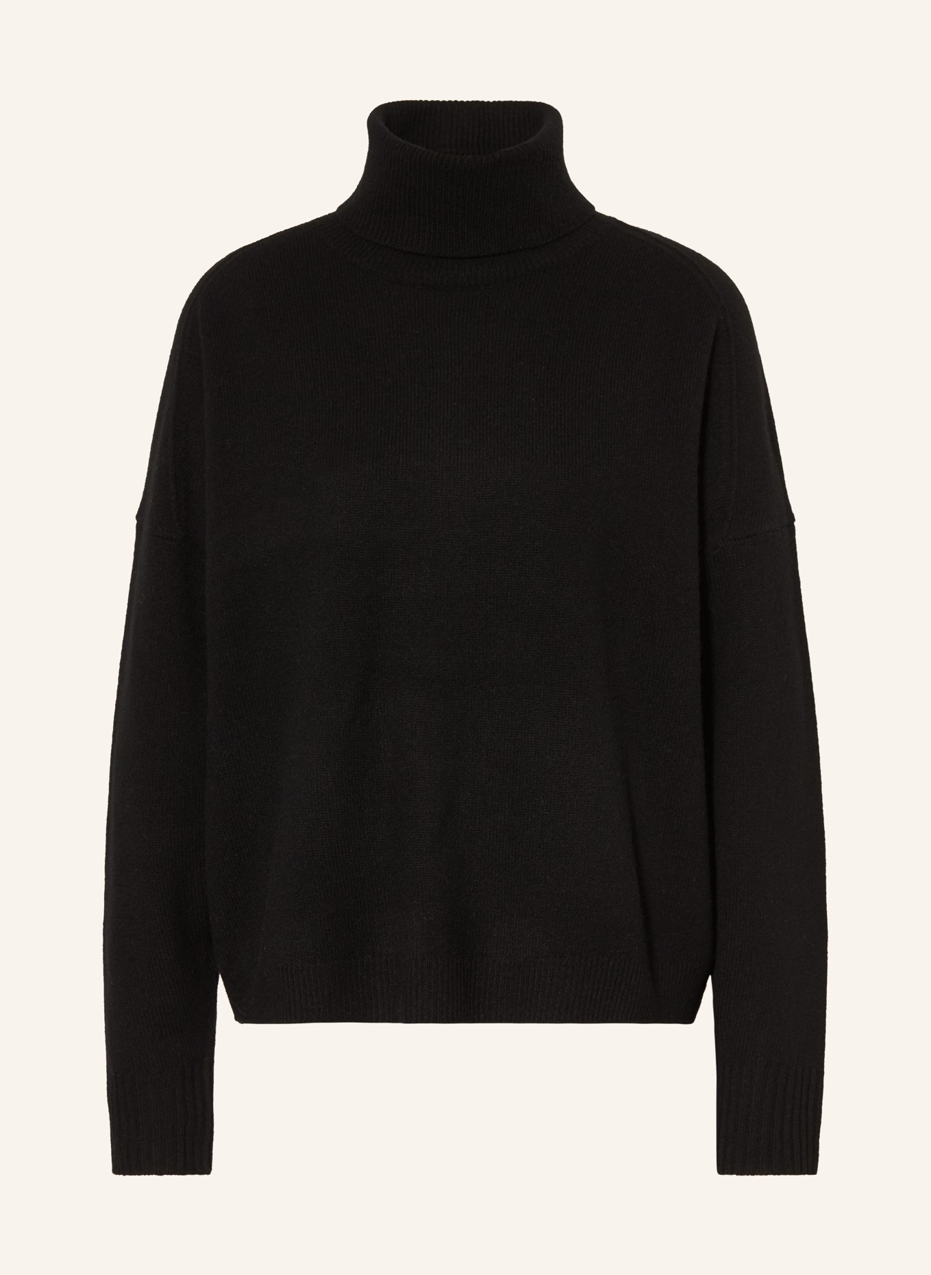 CLOSED turtleneck sweater: BLACK