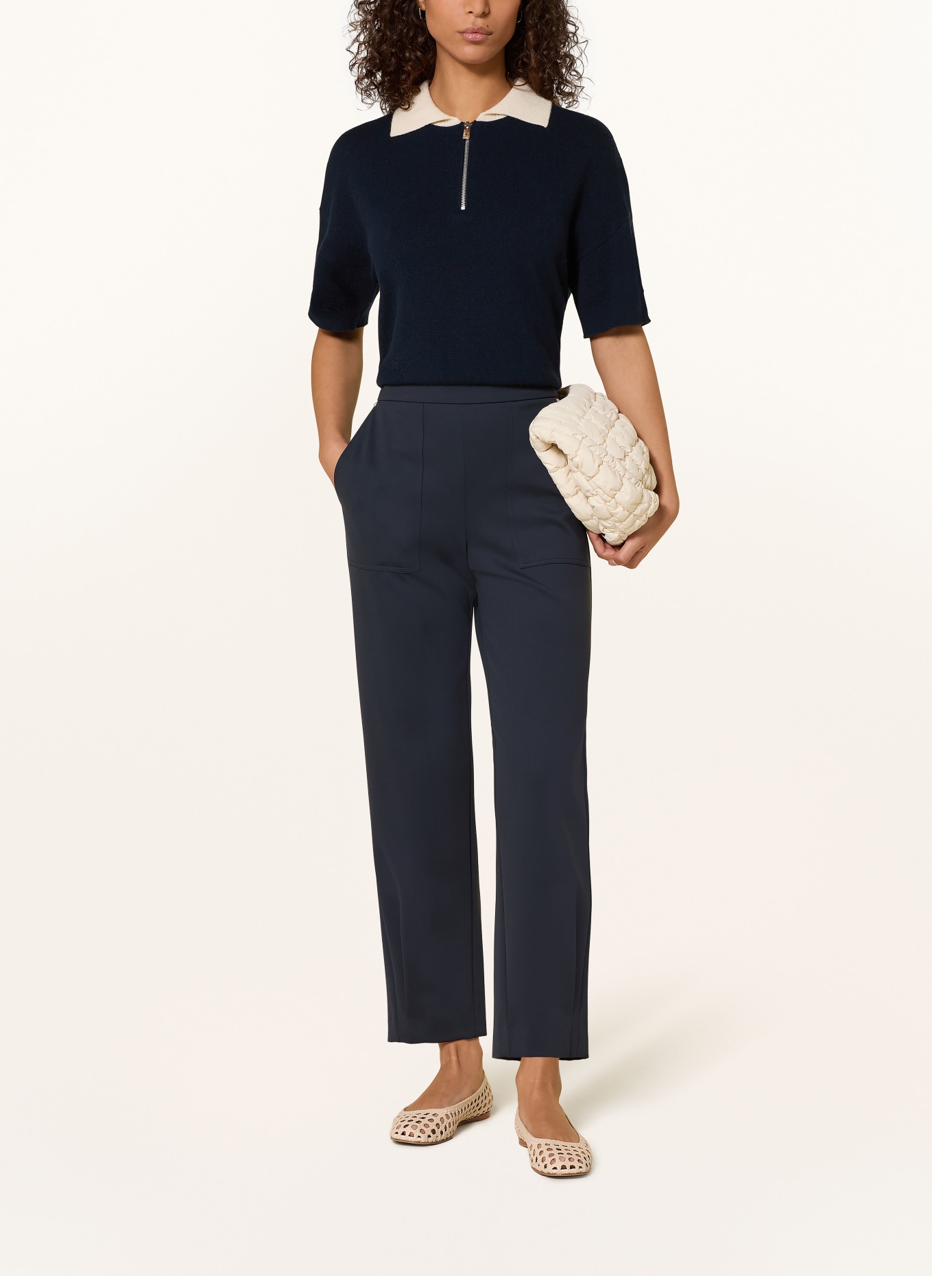 MAC DAYDREAM Hose TWIST: DUNKELBLAU