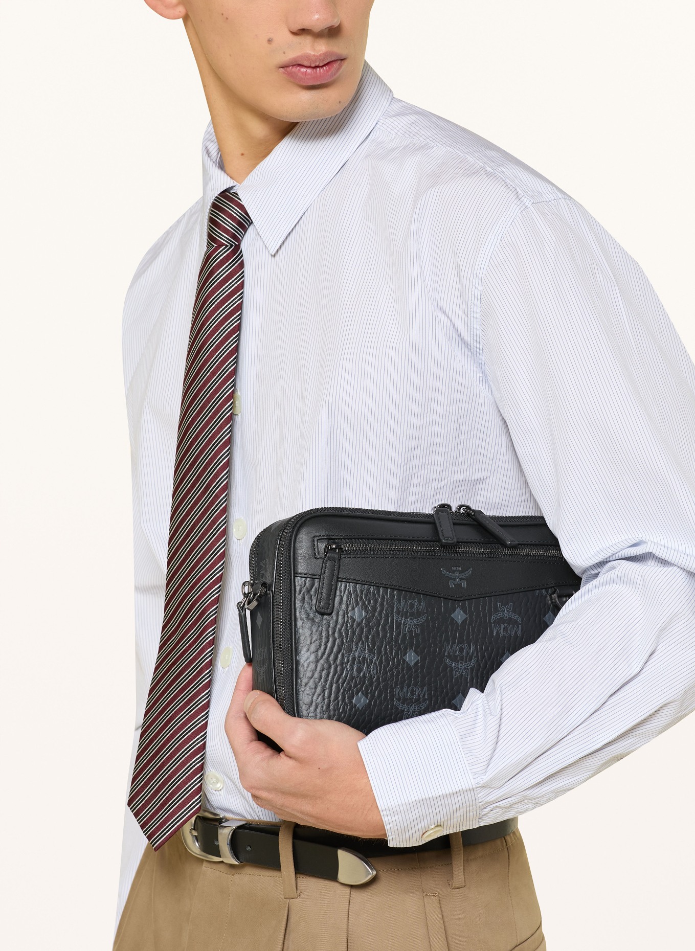 MCM Crossbody bag DIAMOND SMALL: BLACK / DARK GRAY