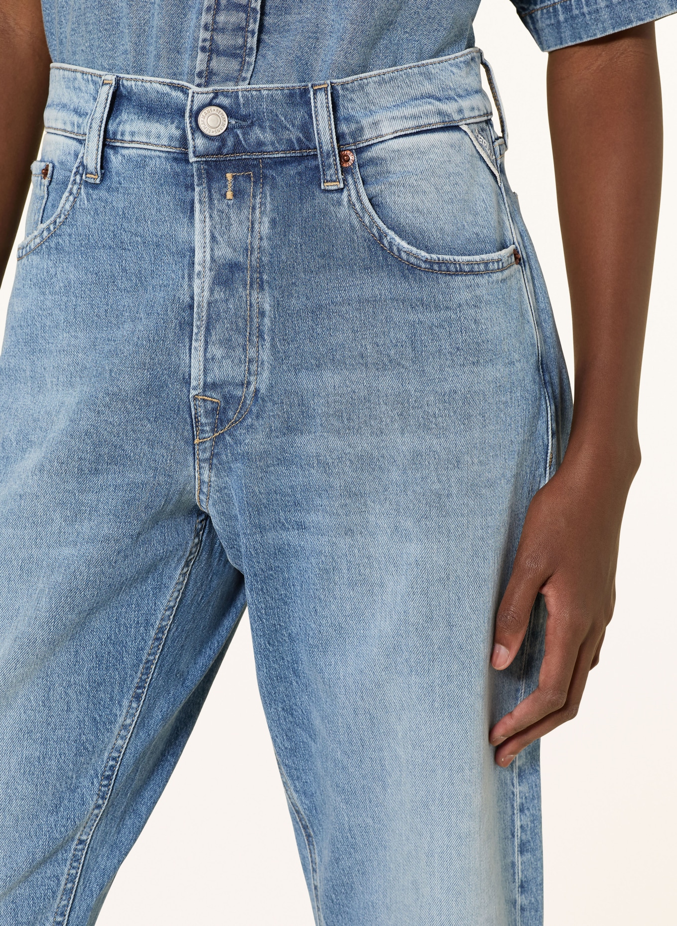 REPLAY Dżinsy typu boyfriend AUBRY: 010 LIGHT BLUE