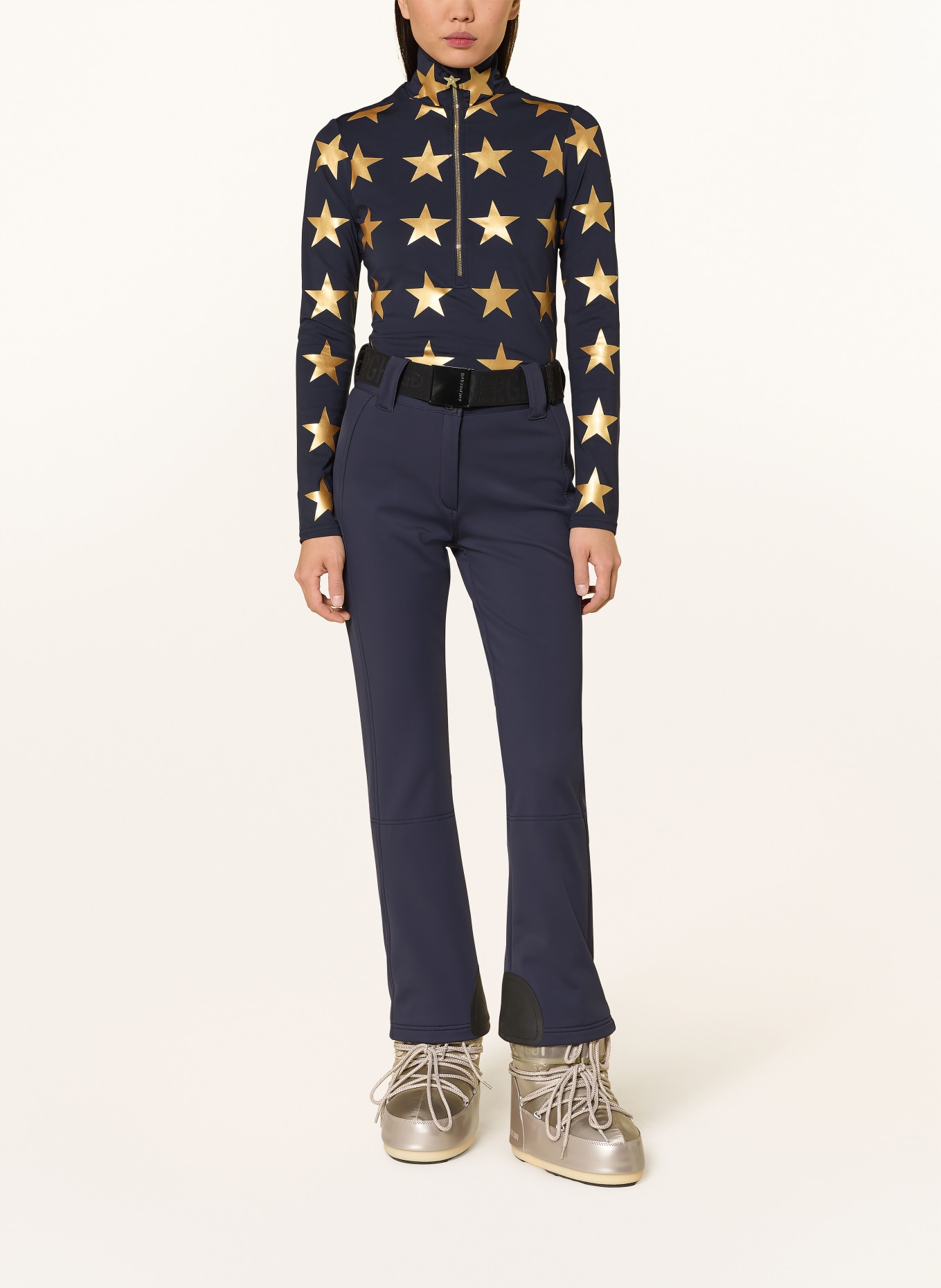 GOLDBERGH mid-layer: DARK BLUE / GOLD