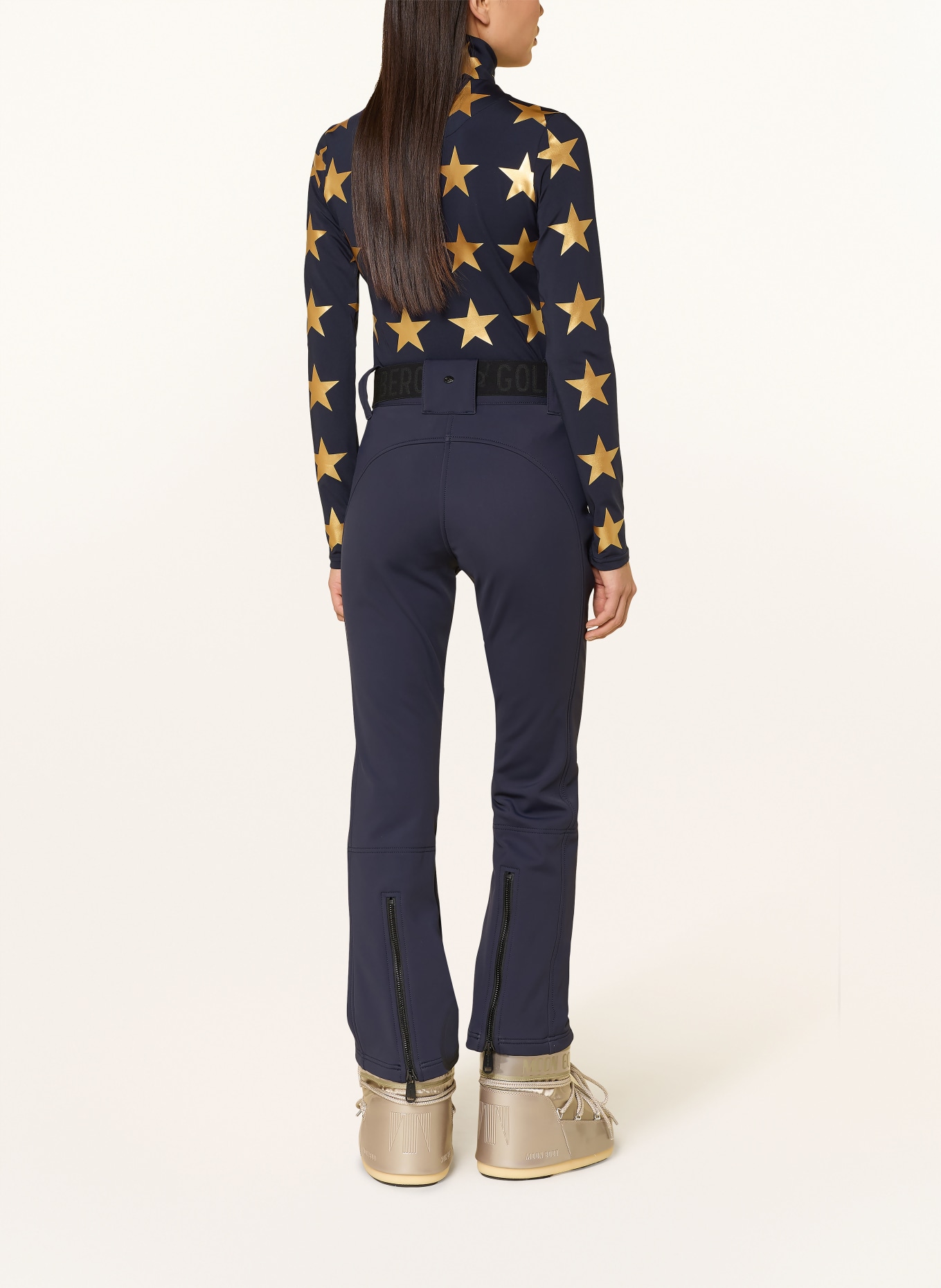 GOLDBERGH mid-layer: DARK BLUE / GOLD
