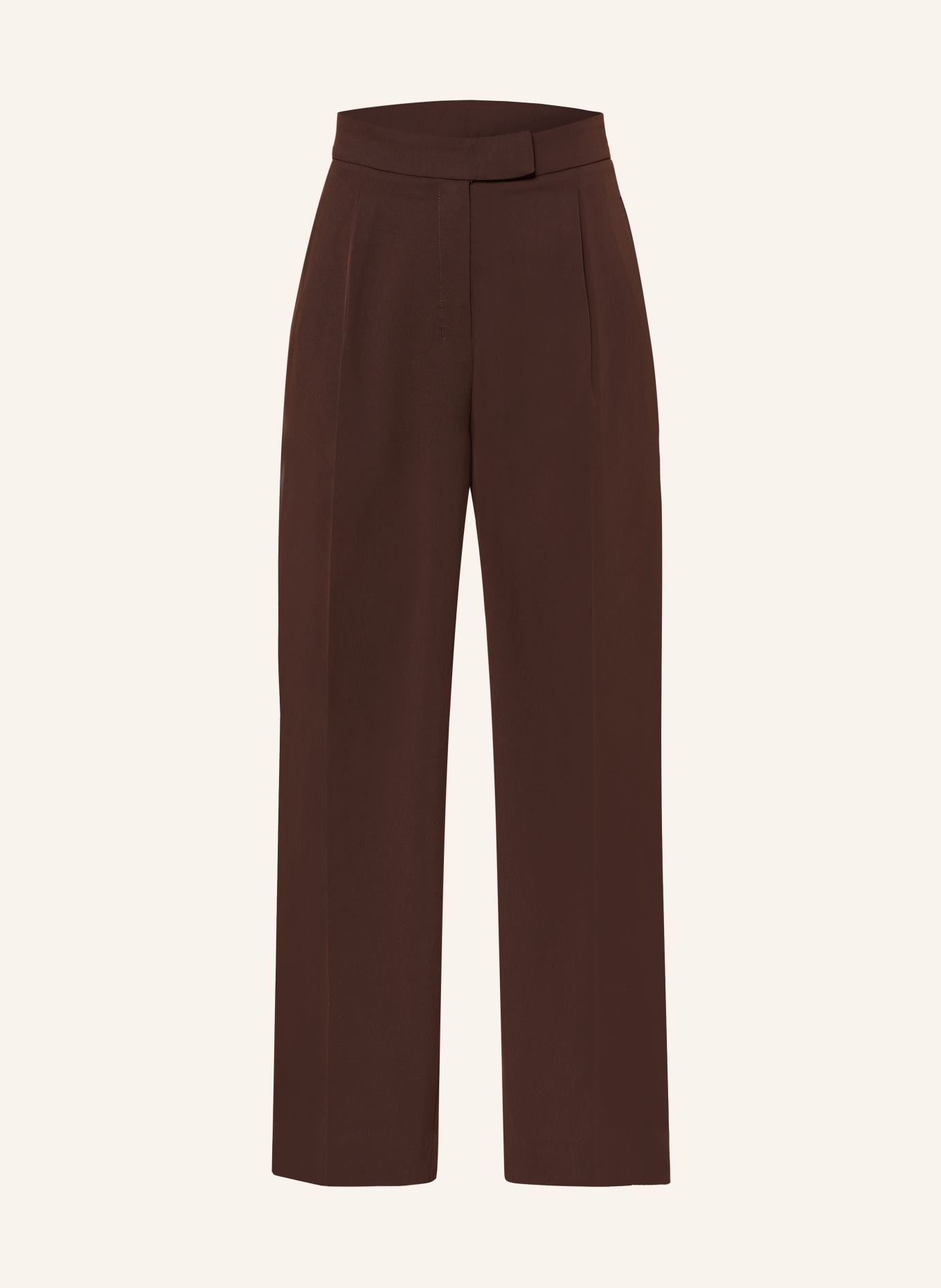 Calvin Klein Marlene kalhoty: TMAVĚ HNĚDÁ