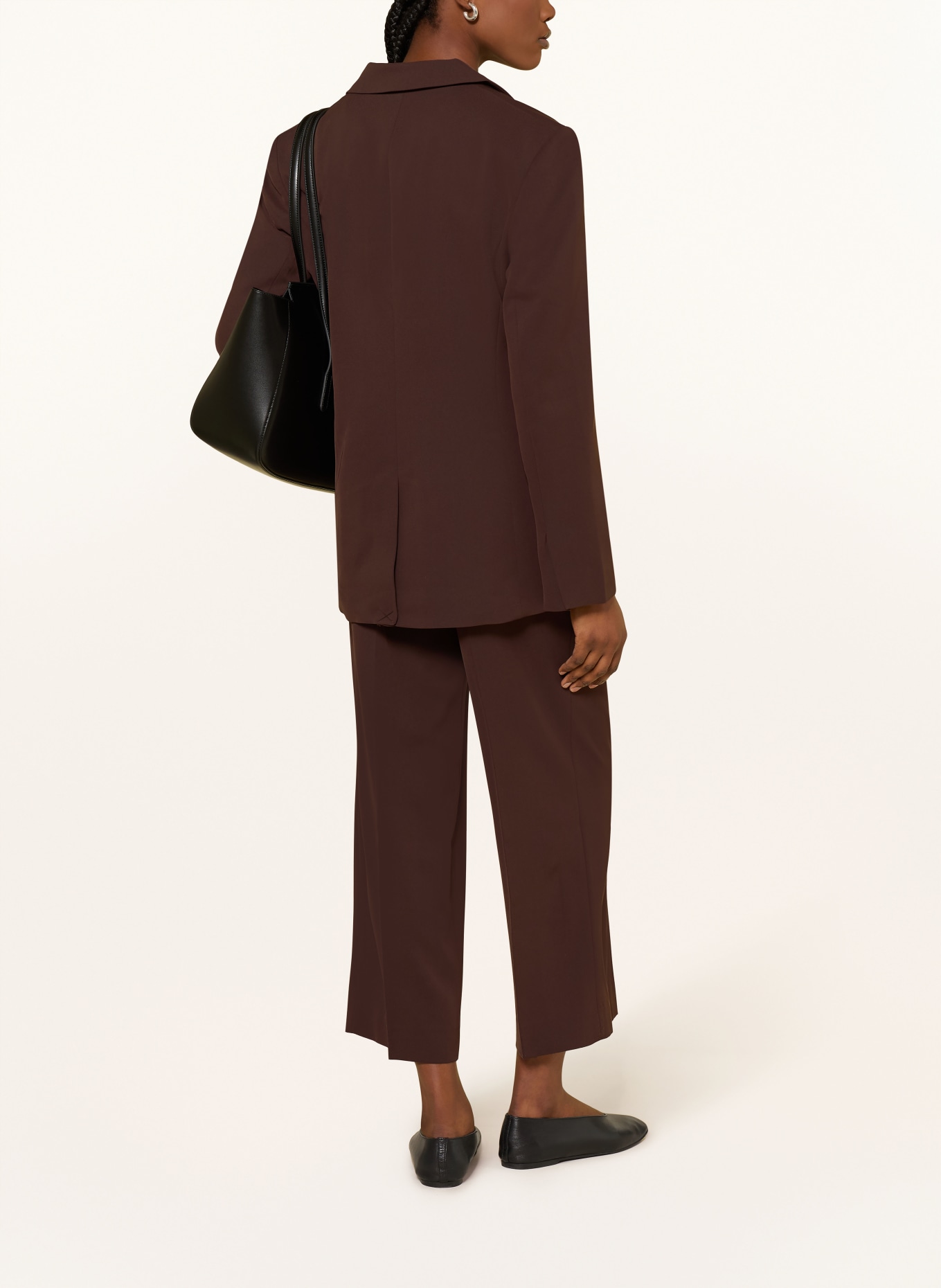 Calvin Klein Marlene kalhoty: TMAVĚ HNĚDÁ