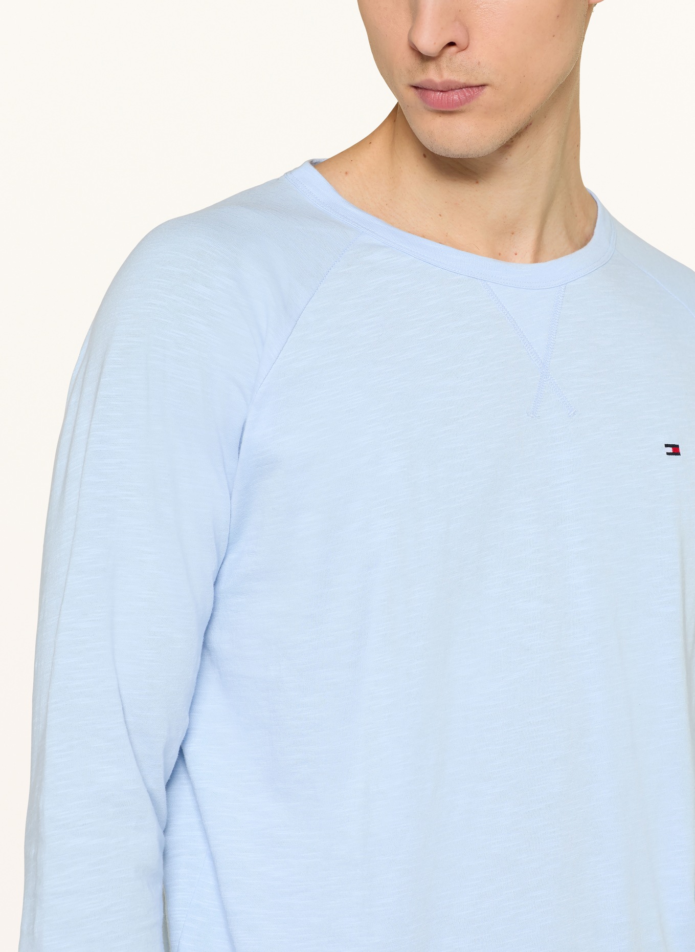 TOMMY HILFIGER noční košile: TMAVĚ MODRÁ