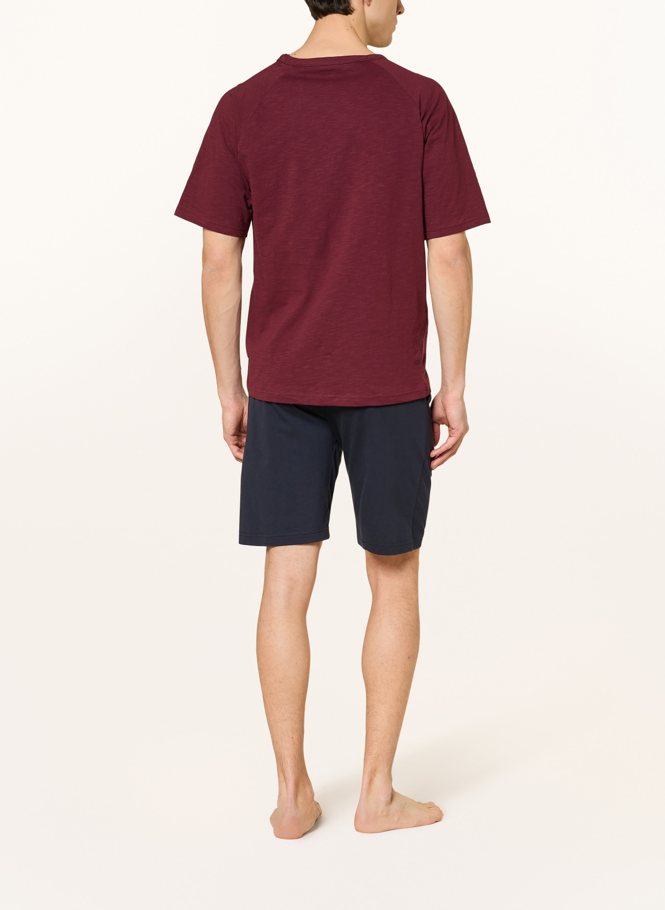 TOMMY HILFIGER noční košile: TMAVĚ ČERVENÁ