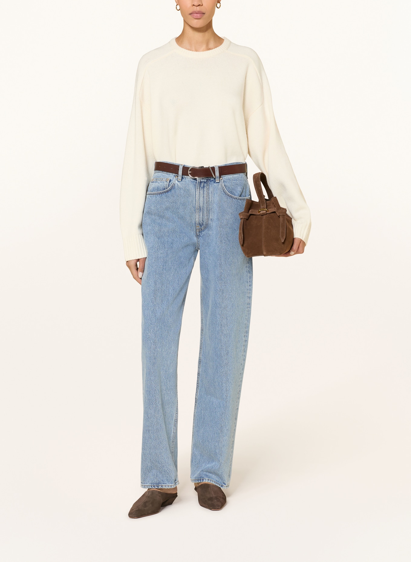 LOULOU DE SAISON Sweater BRUZZI: ECRU